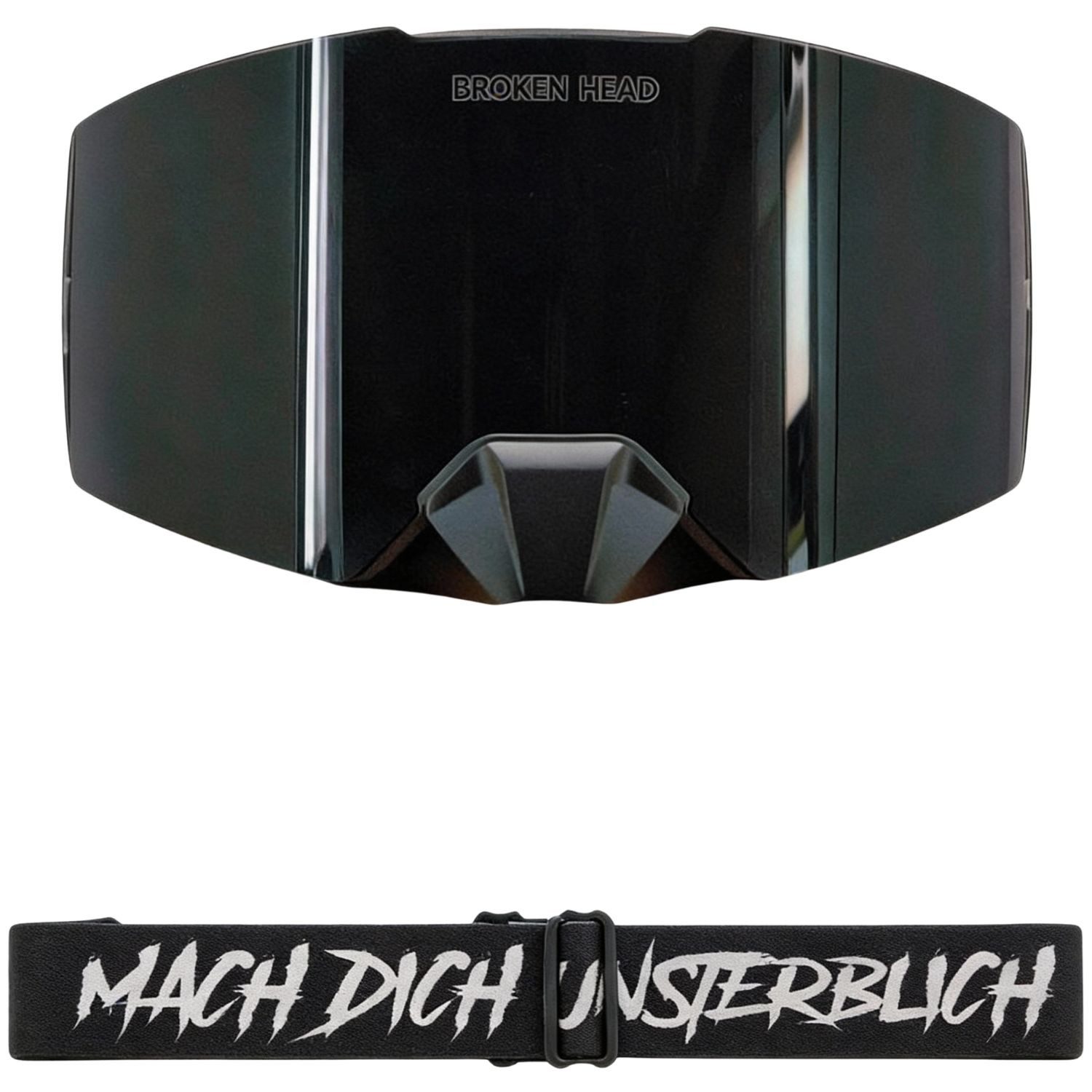 Broken Head Motorradbrille MX-Madrex, Magnetisches Glas