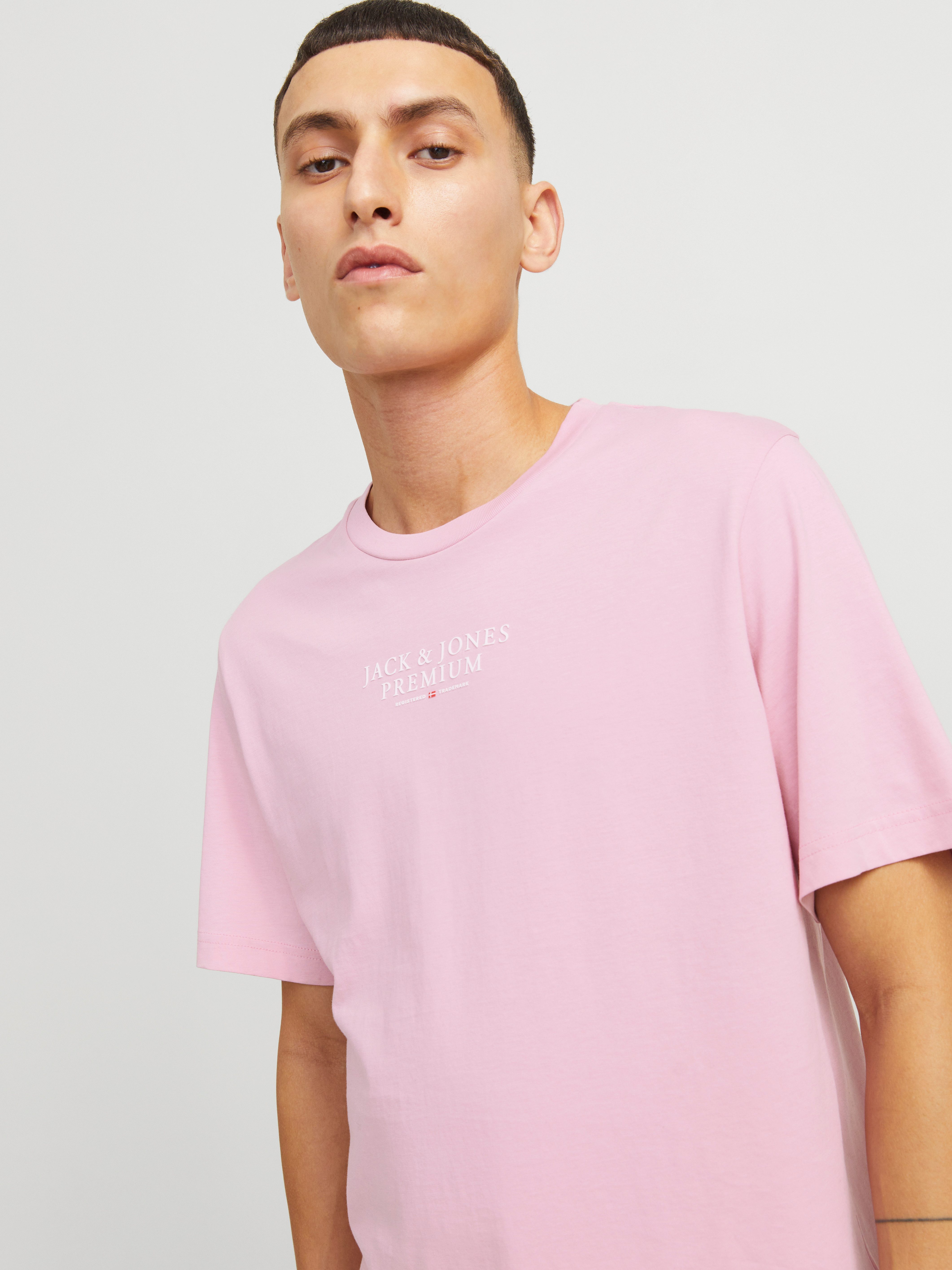 Jack & Jones Rundhalsshirt JPRBLUARCHIE TEE CREW NECK mit Logo Print günstig online kaufen