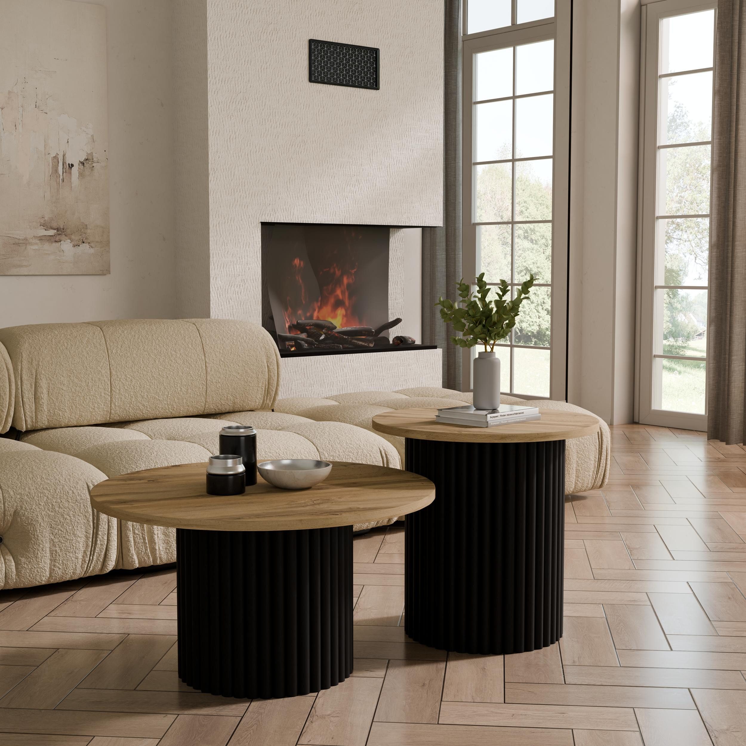 Design Möbel Couchtisch Couchtisch LOMELO 2in1