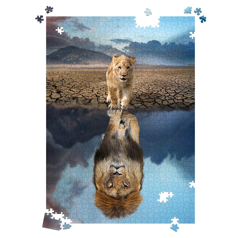 CLTYQ Puzzle 1000 Teile Puzzle Erwachsene,Norwegen Aurora Borealis,Landschaftsmotiv, 1000 Puzzleteile, Geschicklichkeitsspiel für die Ganze Familie,Home Dekoration