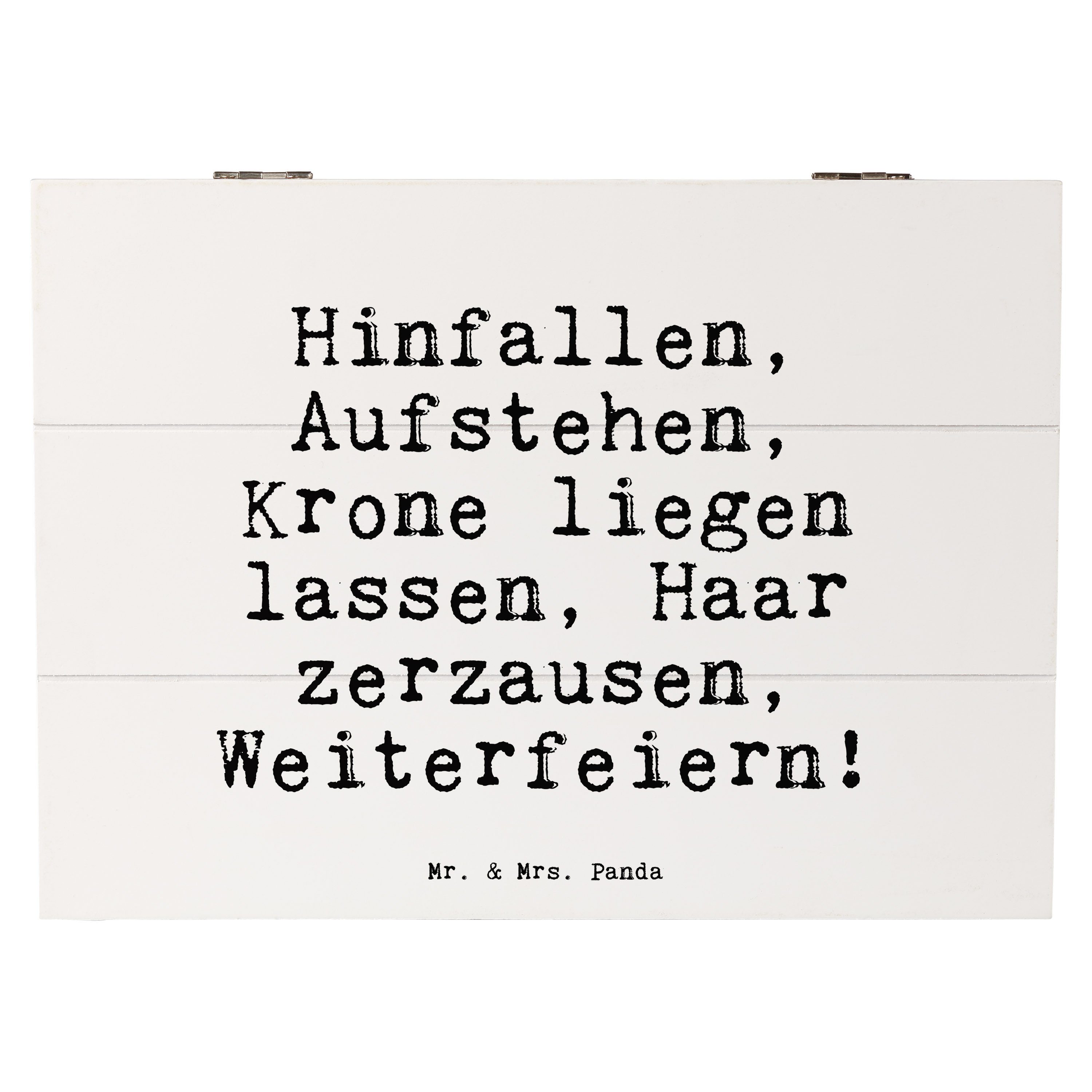 Mr. & Mrs. Panda Dekokiste »Hinfallen, Aufstehen, Krone liegen