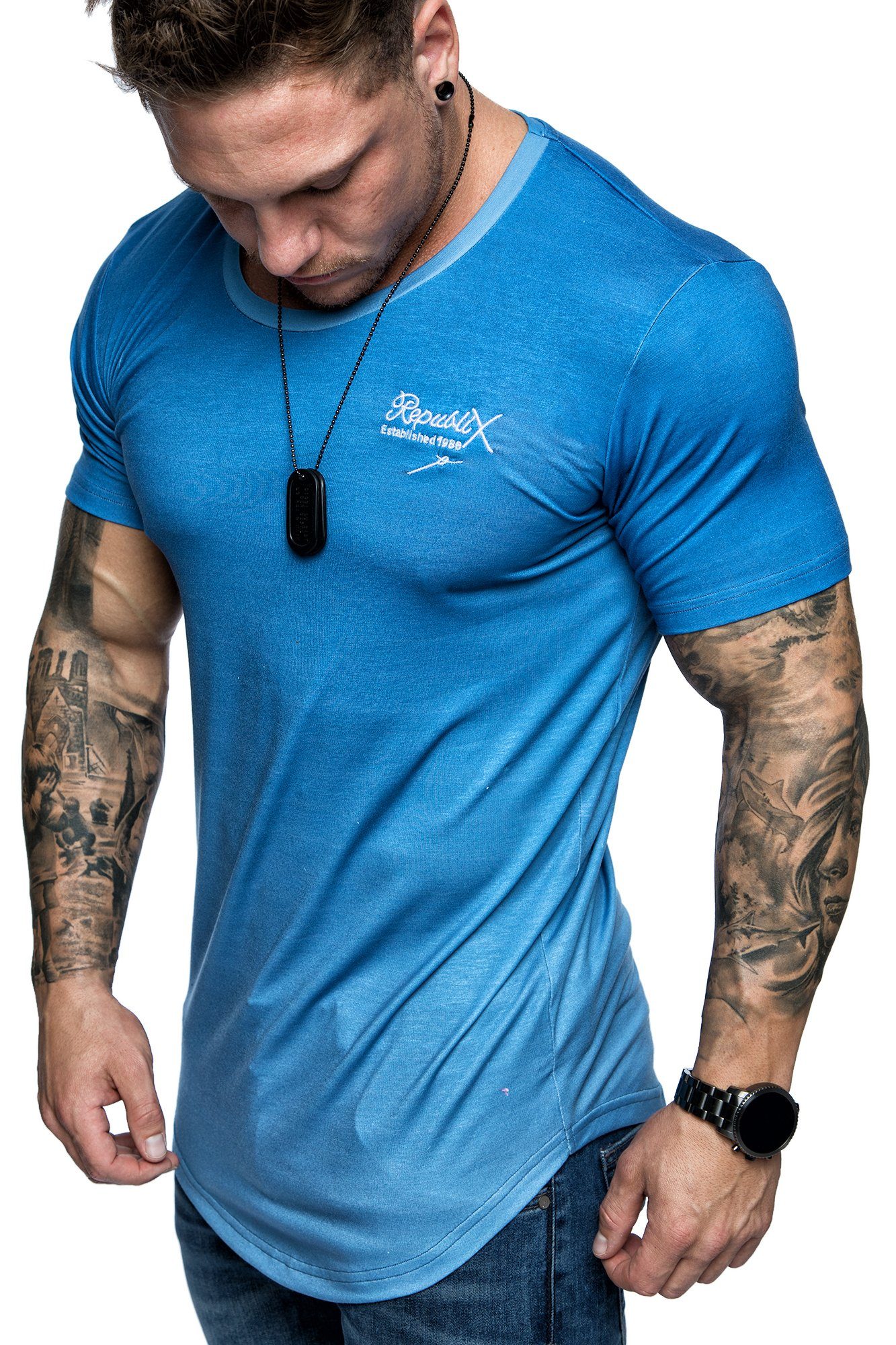 REPUBLIX T-Shirt LIAM Herren Oversize Crew günstig online kaufen