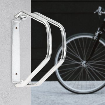 relaxdays Fahrradständer Fahrradständer Wand einstellbar