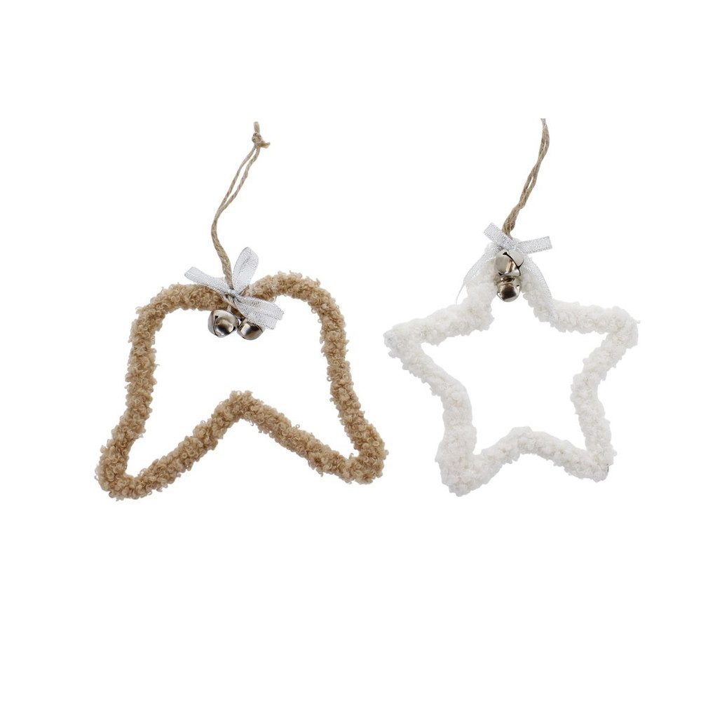 MICA Adventskranz Dekohänger - Flügel/Stern - ca. 11,5 x 10 x 1 cm - 1 Stück