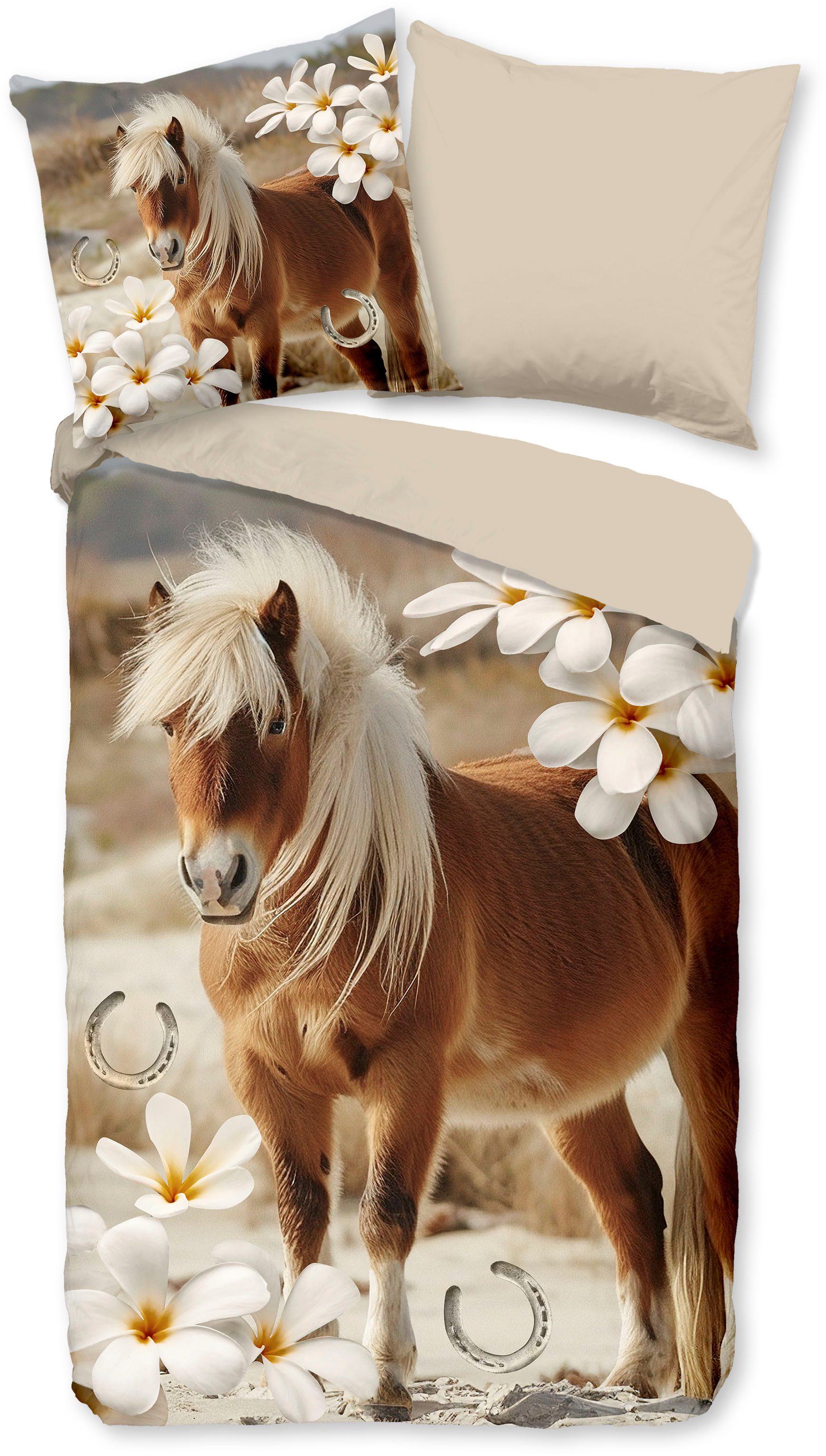 PURE luxury collection Kinderbettwäsche Fabi, Microfaser, günstig online kaufen