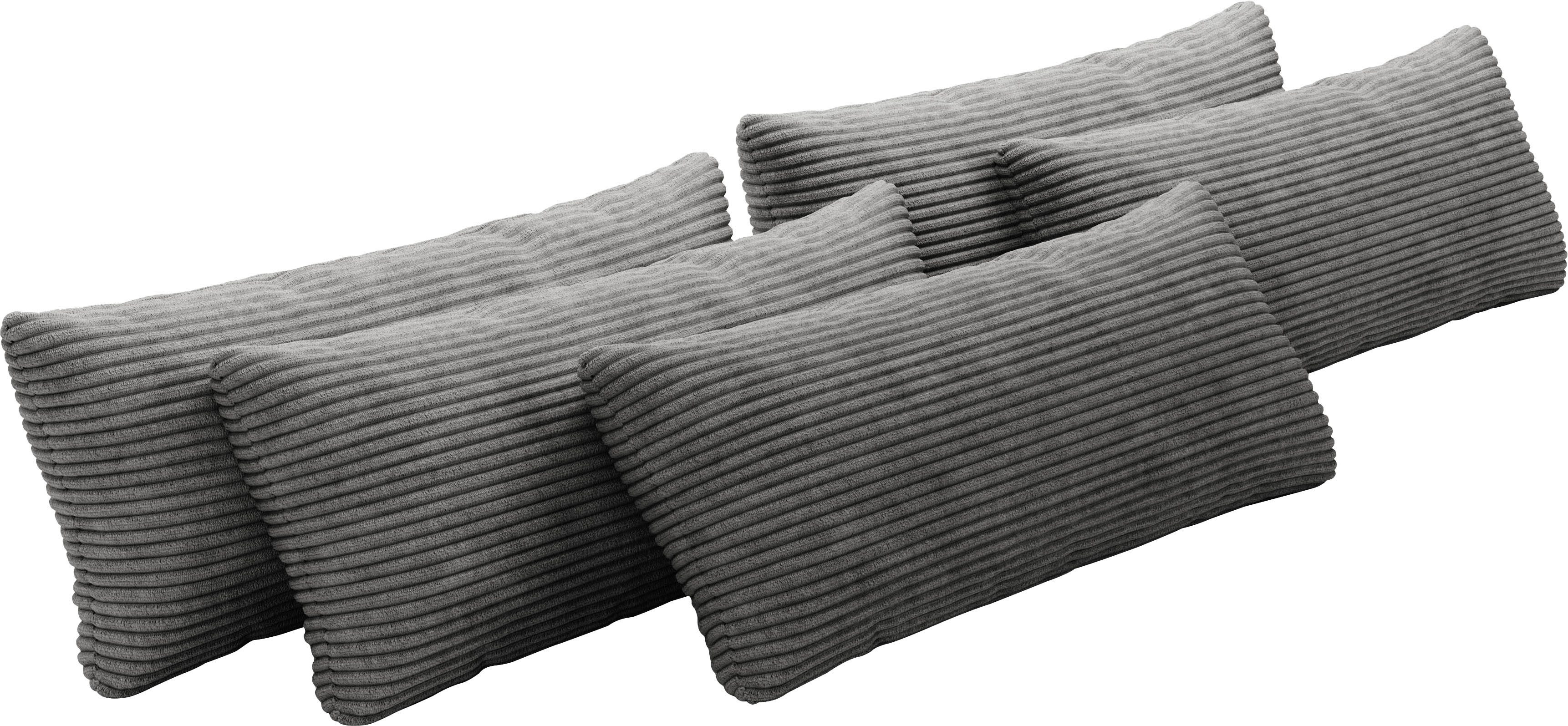 OTTO home Sofakissen Mikado, (Set, 5 Stück), 3,5,6,7-teilige Kissen-Sets zur Auswahl