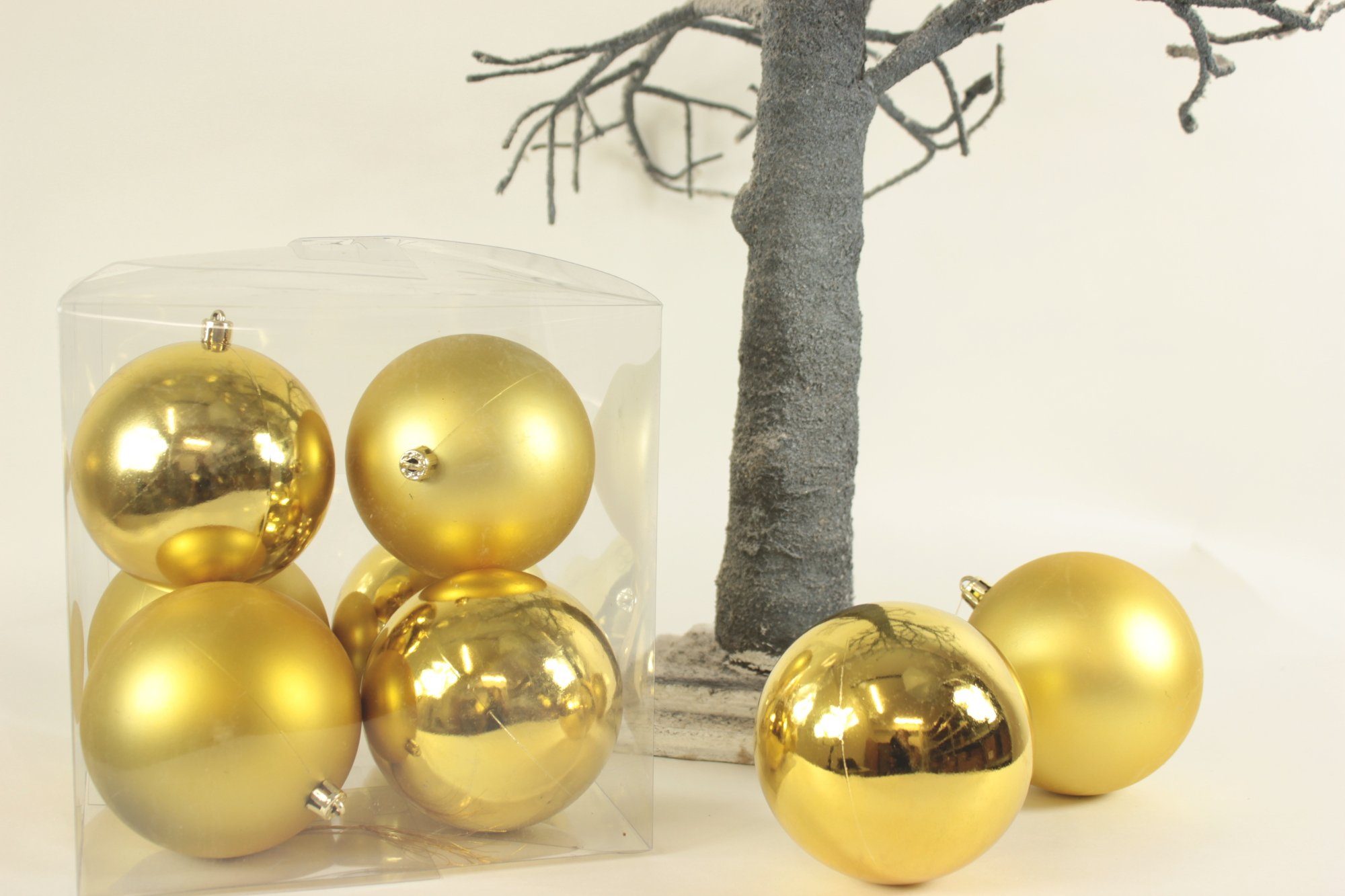 gold Stück Box Weihnachtsbaumkugel cm Lucht der 10 8 in Weihnachtskugeln
