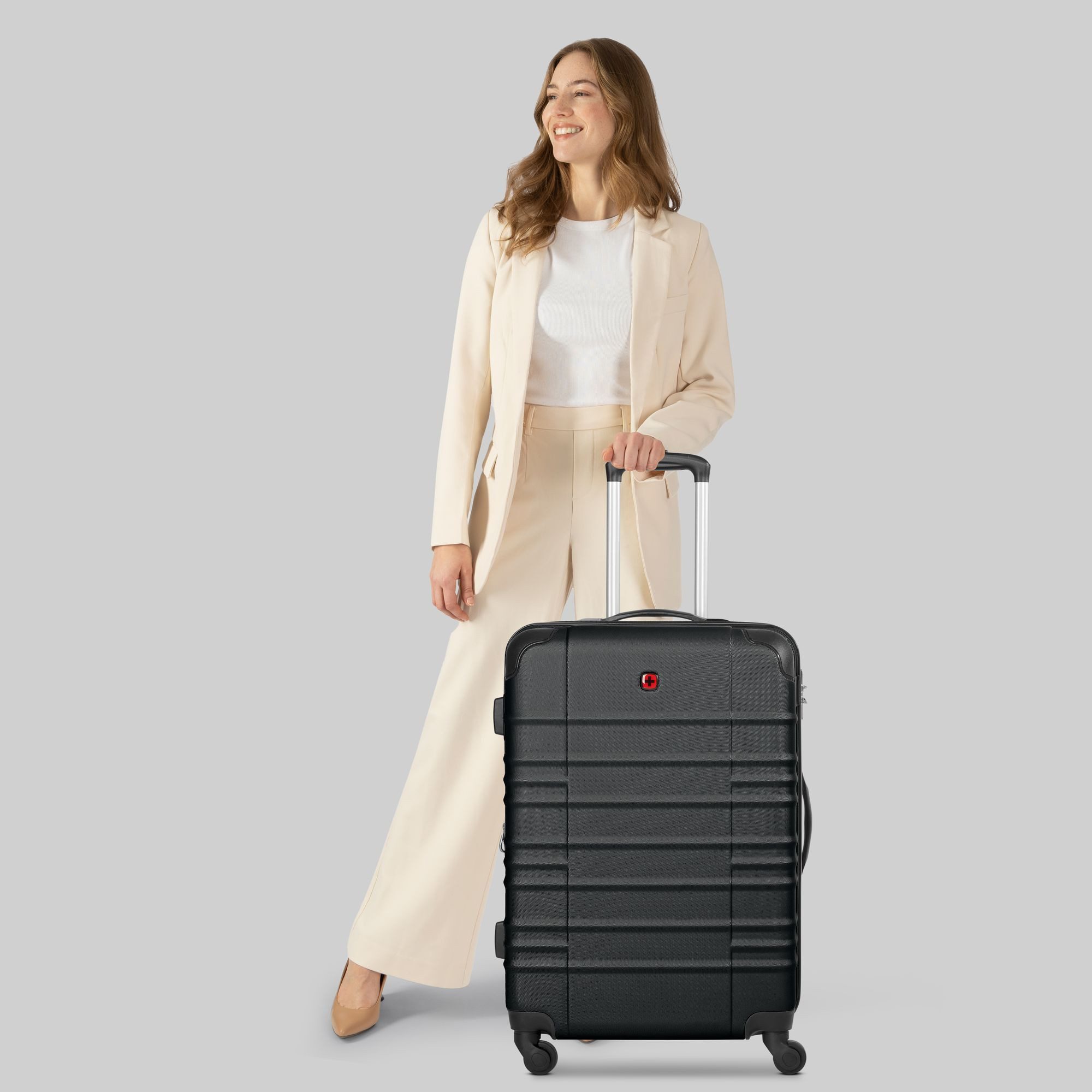 Wenger Hartschalen-Trolley Amplar Evo, 4 Rollen, ABS günstig online kaufen