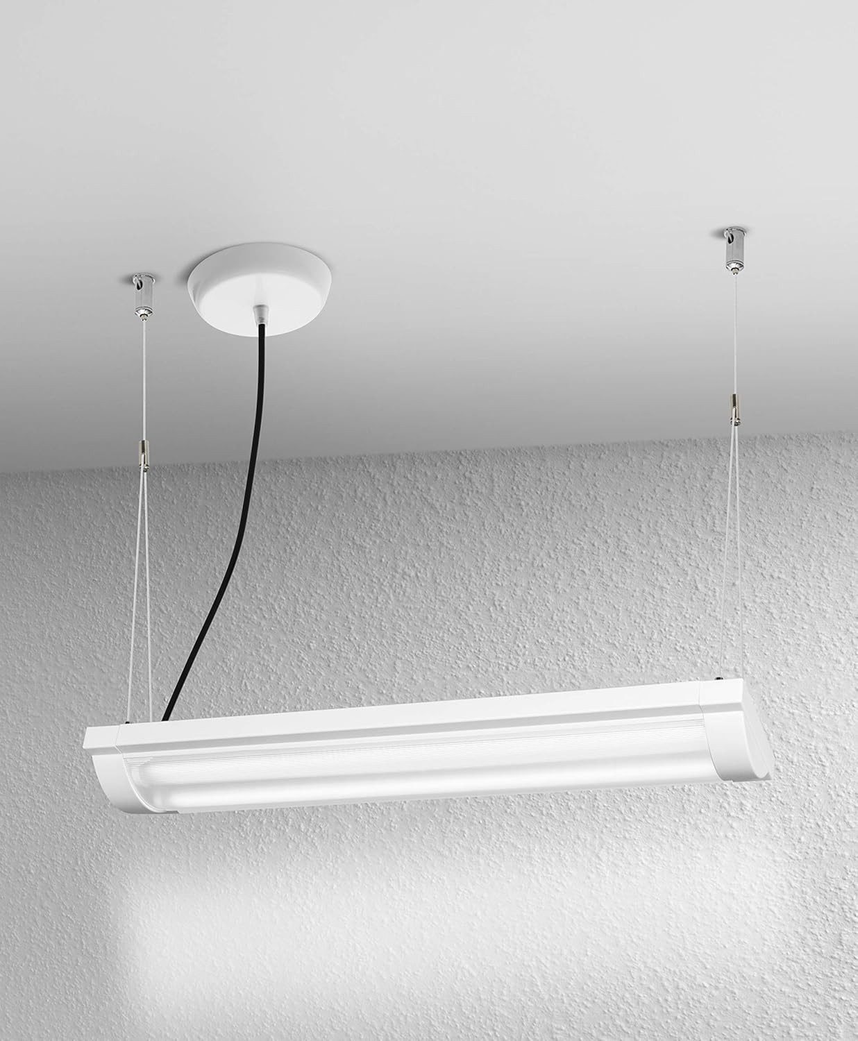 Ledvance Deckenleuchten LEDVANCE LED Lichtleiste Deckenleuchte Büro Lichtband 60cm, LED Lichtleiste, Kaltweiß, Lichtband 60cm Kaltweiß dimmbar ALU