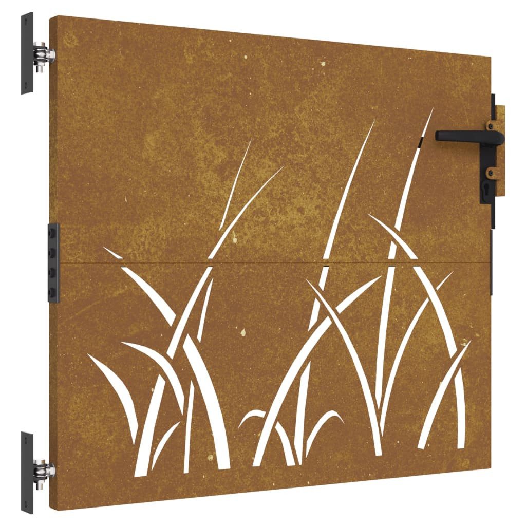 vidaXL Gartentor Gartentor 85x75 cm Cortenstahl günstig online kaufen
