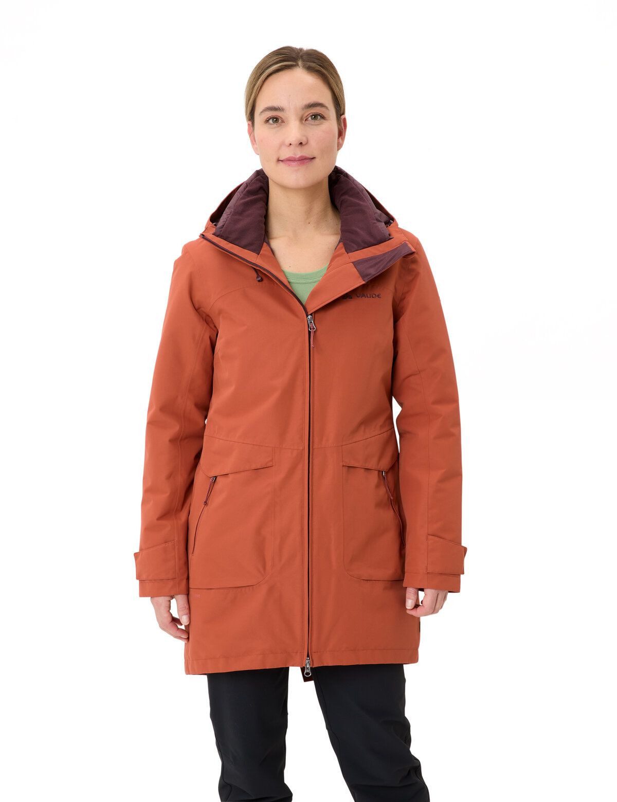 VAUDE Kurzmantel Wo Skomer Winter Parka III CS Outdoormantel, Winterjacke kuschlig warm dank PrimaLoft®-Wattierung mit viel Bauschvolumen