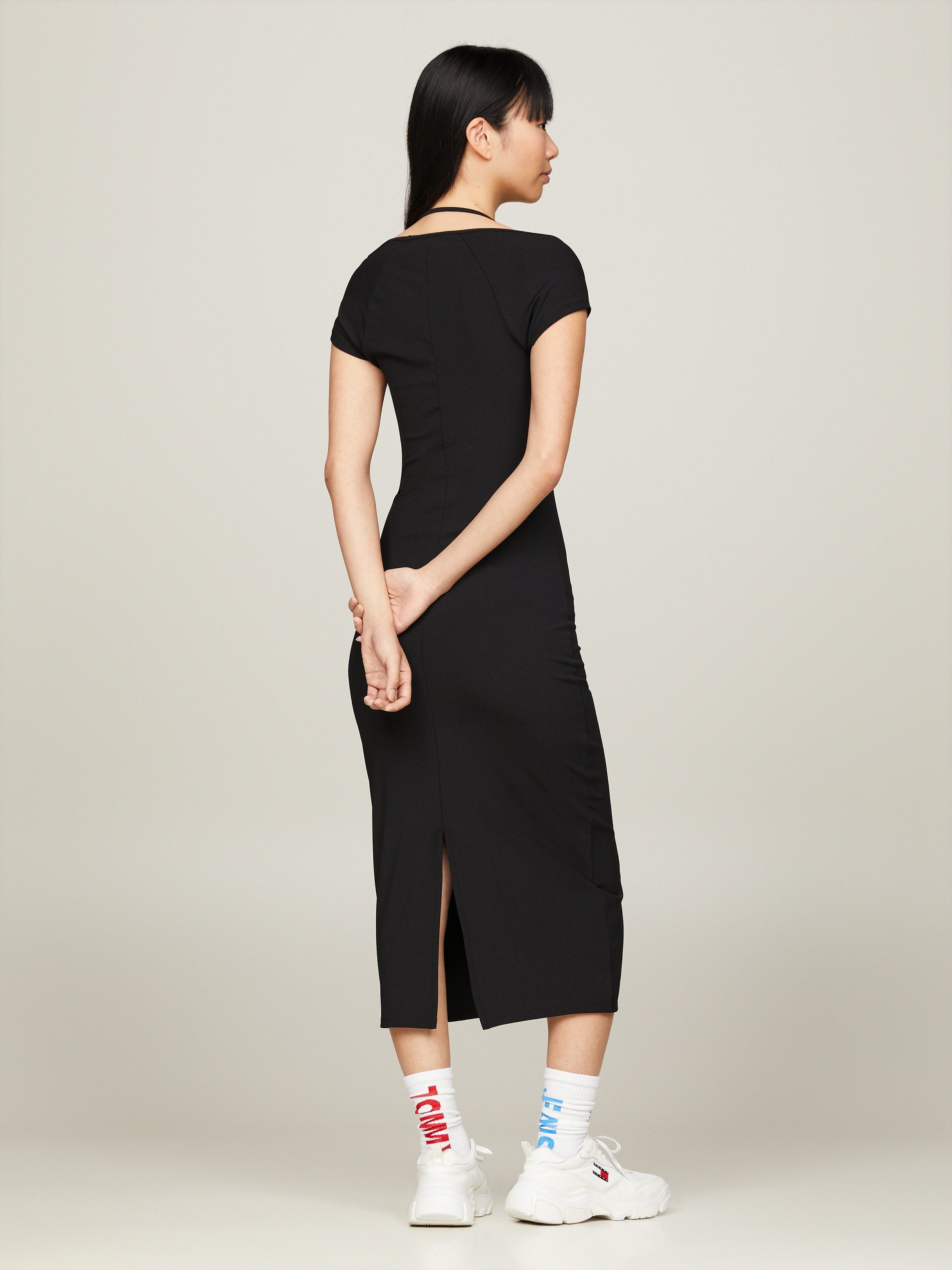 Tommy Jeans Jerseykleid TJW MIDI BADGE günstig online kaufen