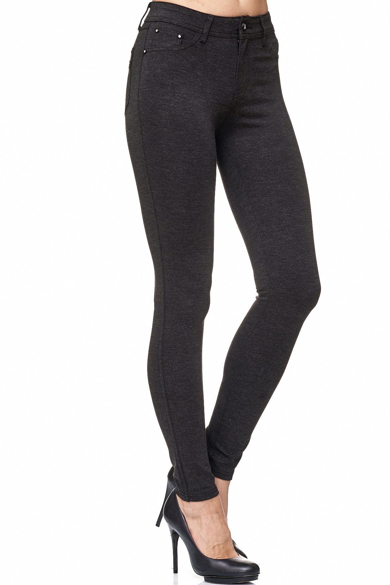 Elara Skinny-fit-Jeans Elara Damen Stretch Hose günstig online kaufen