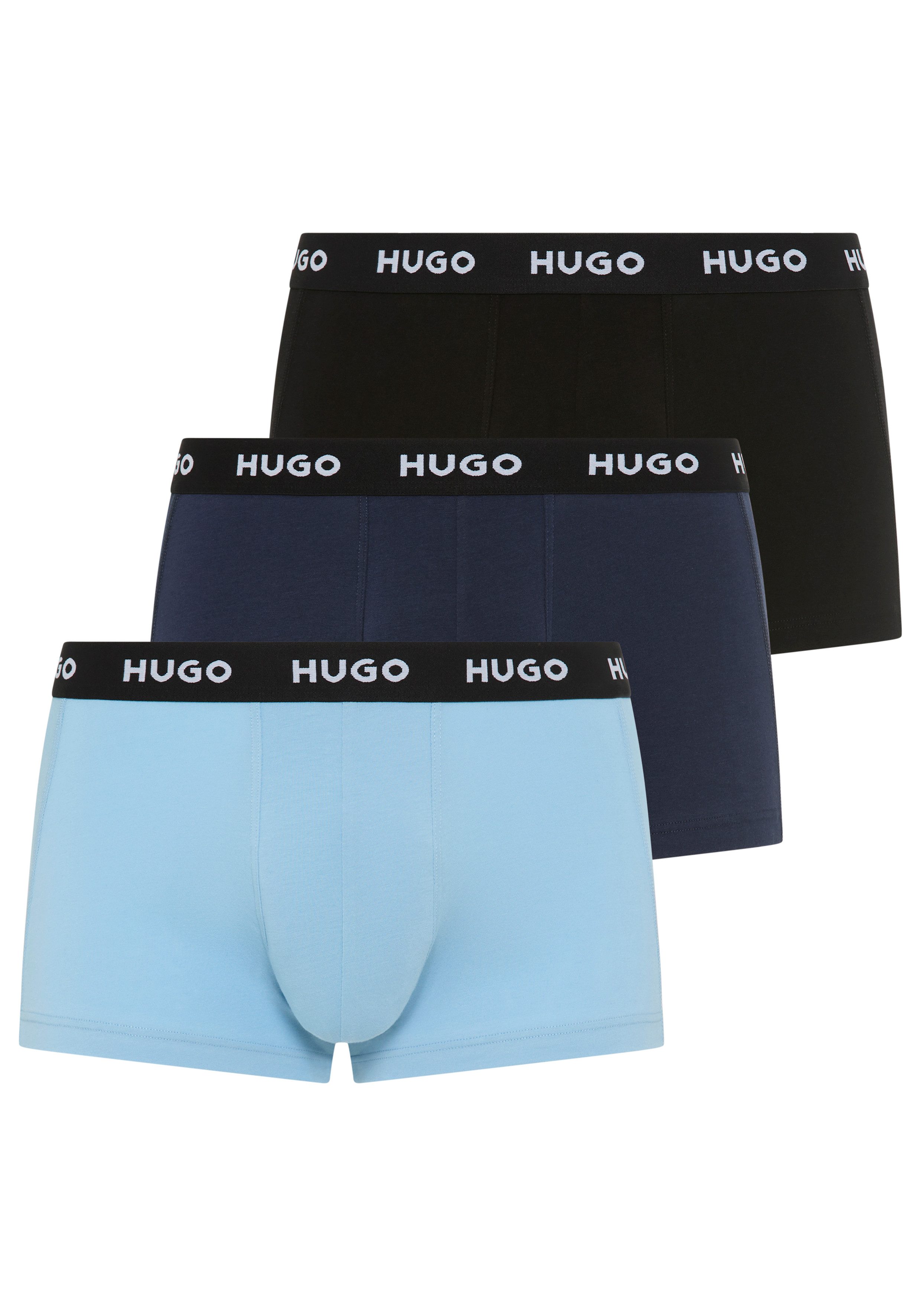 HUGO Trunk TRUNK TRIPLET PACK (Packung, 3-St) mit Logoschriftzug auf dem Bund