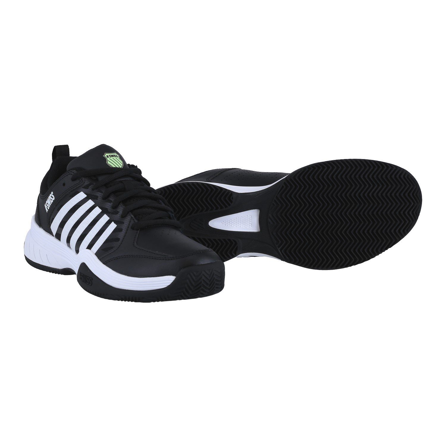 K-Swiss Performance Court Express HB Clay/Sandplatz 2025 schwarz/weiss Herren Tennisschuh