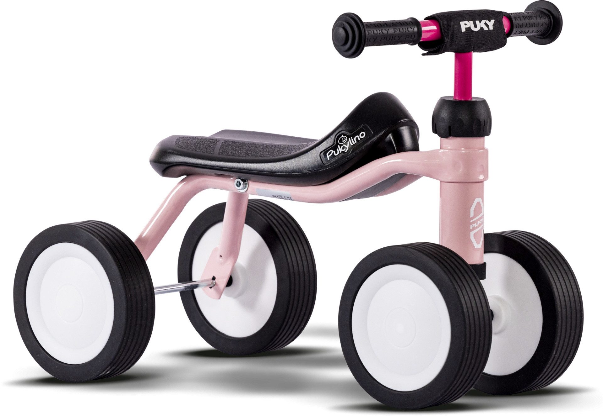 Puky Laufrad Laufrad 4 Räder PUKYLINO retro rose Lenkerpolster ab 12 Monate günstig online kaufen