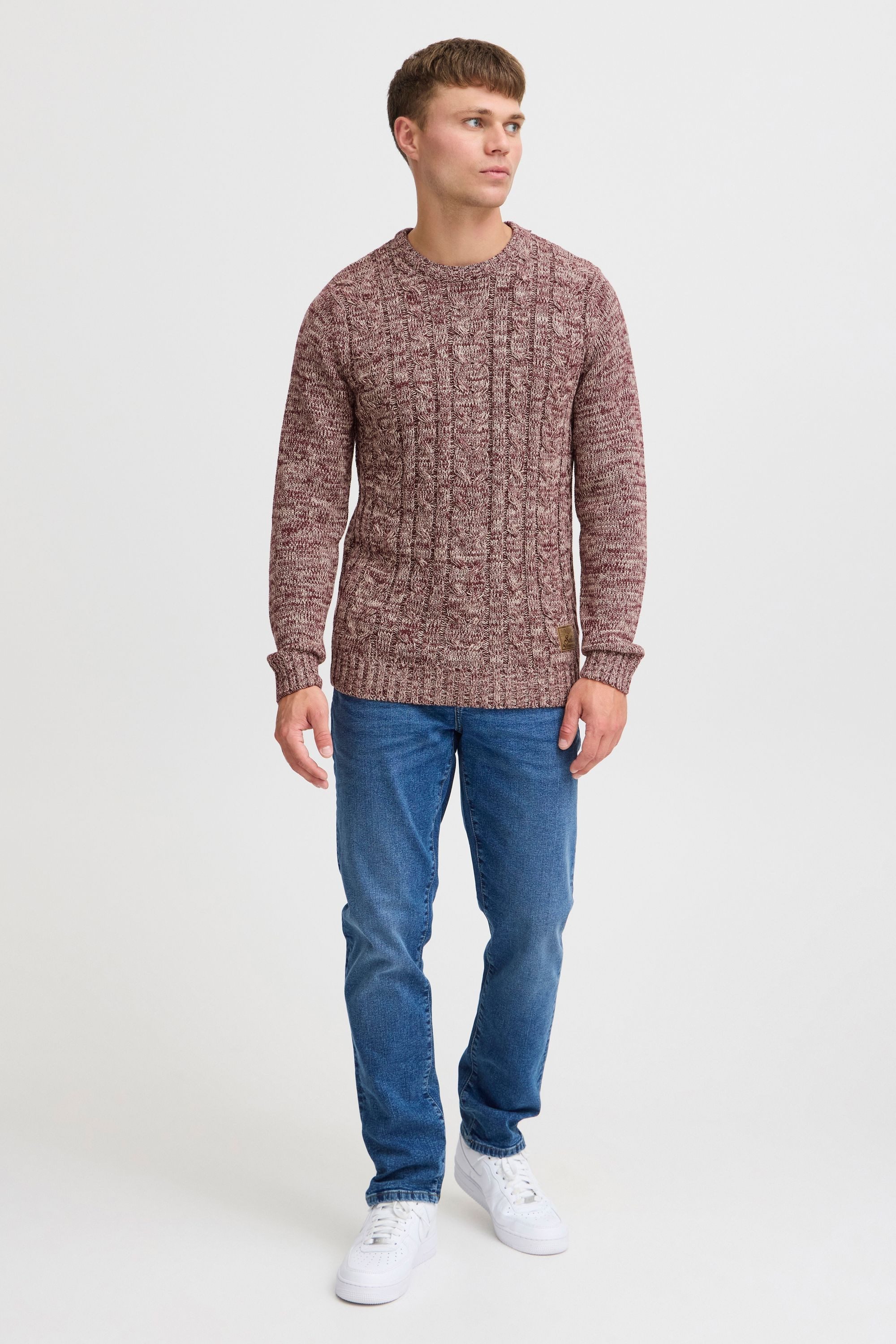 !Solid Strickpullover SDPhilemon Strickpulli mit Zopfstrickmuster