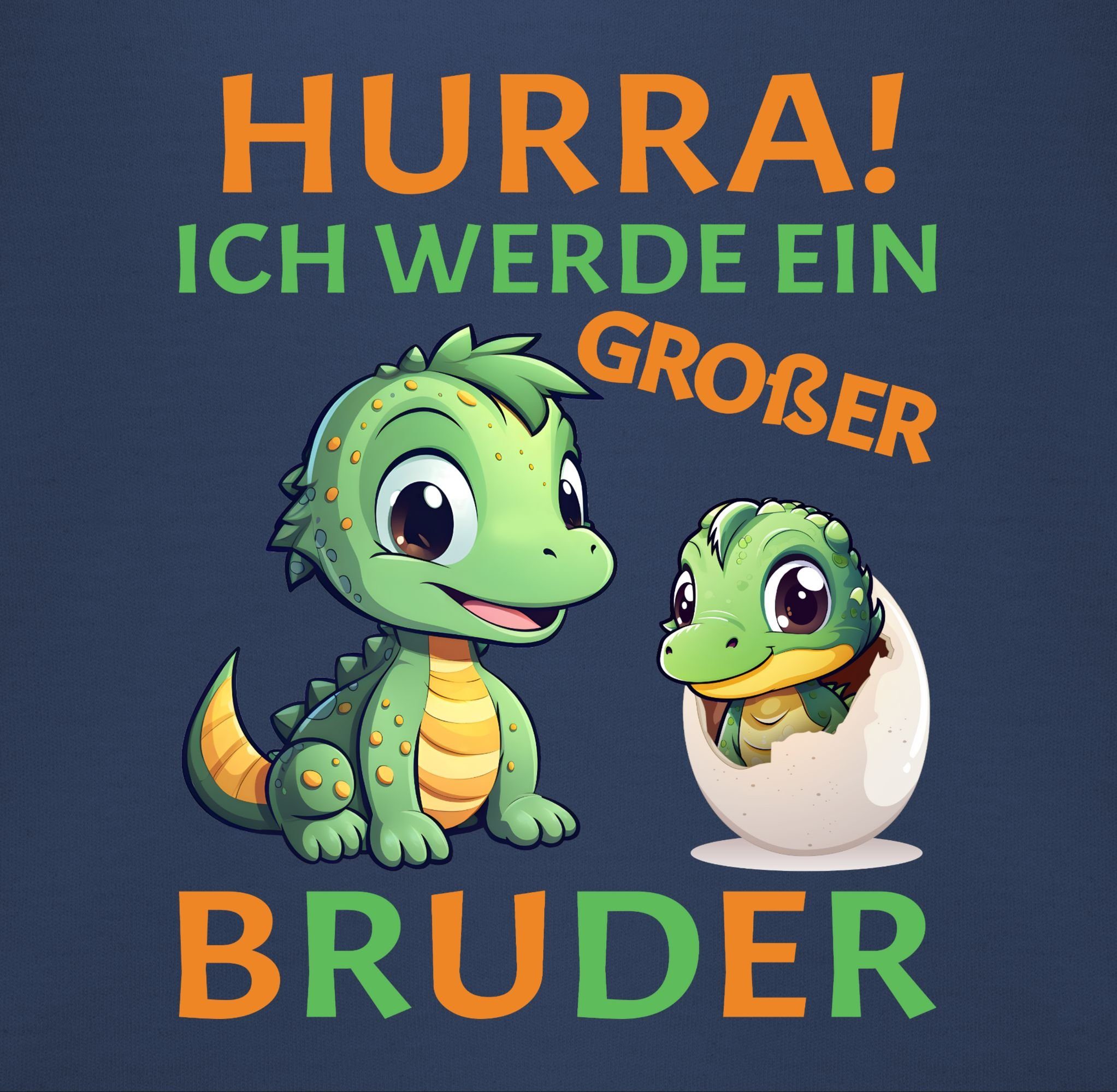 Shirtracer Sweatshirt Hurra endlich großer Bruder - Ich werde großer Bruder - Ich bin großer Großer Bruder