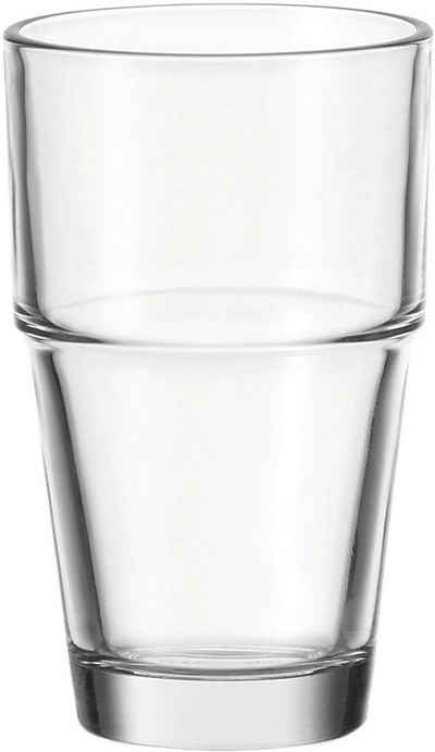 LEONARDO Gläser-Set »Solo«, Glas, 370 ml, 6-teilig