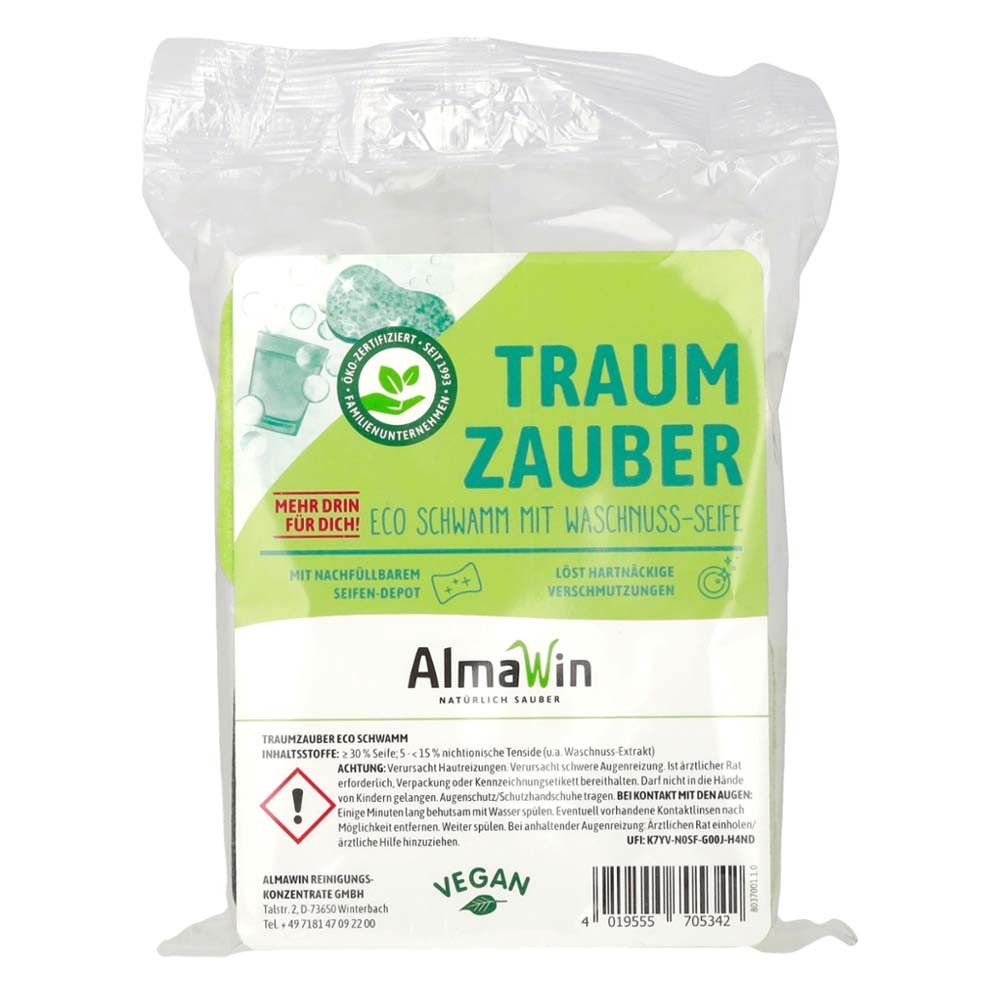 Almawin Reinigungsschwamm TraumZauber Eco Schwamm 2 Stück
