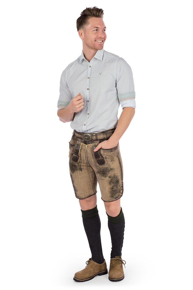 Lusana Trachtensocken Trachten Kniestrümpfe - L8995R günstig online kaufen