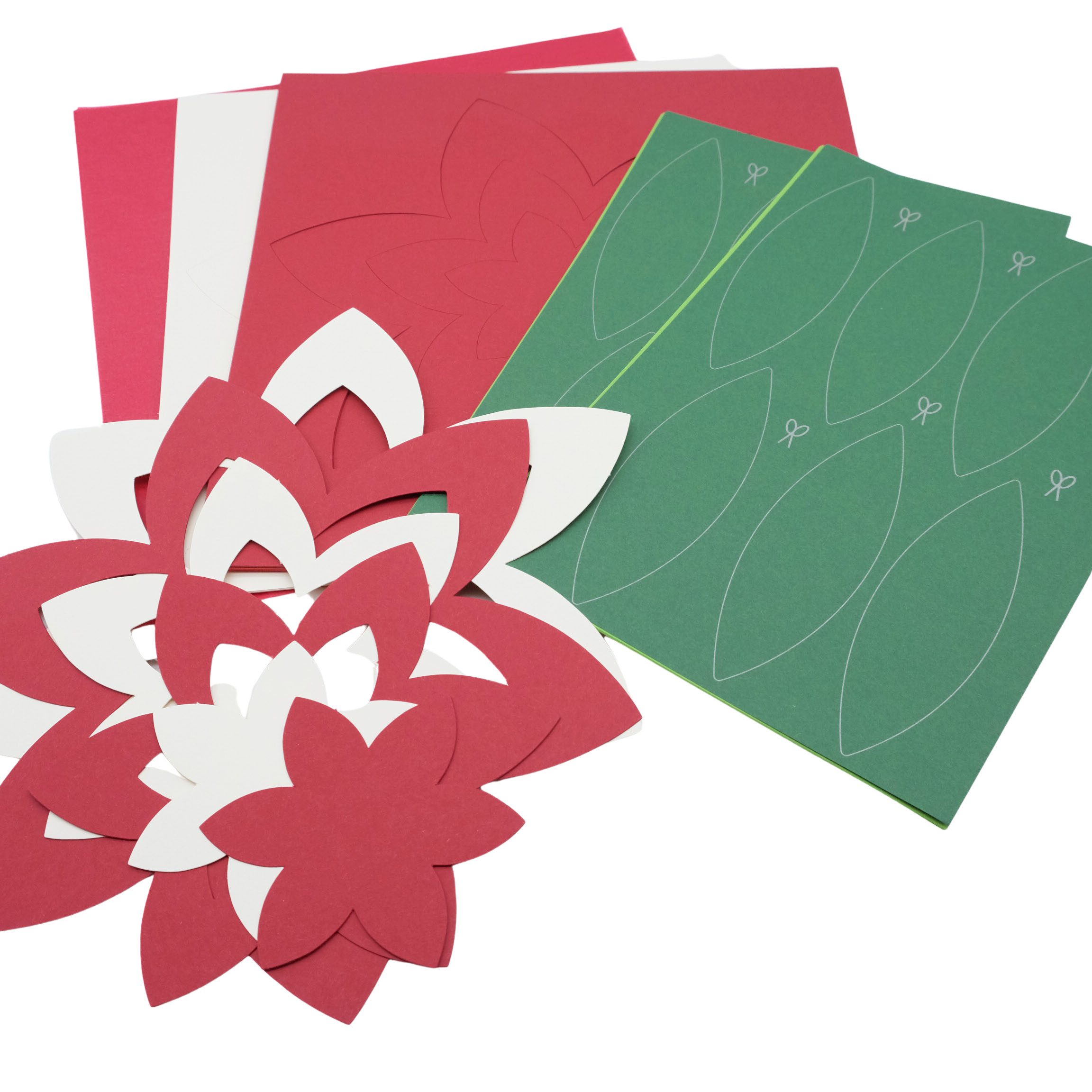 DeColibri Kreativset Bastelset Fensterdeko Fensterbilder Weihnachten Papiersterne, (Bastelset), Made in Germany