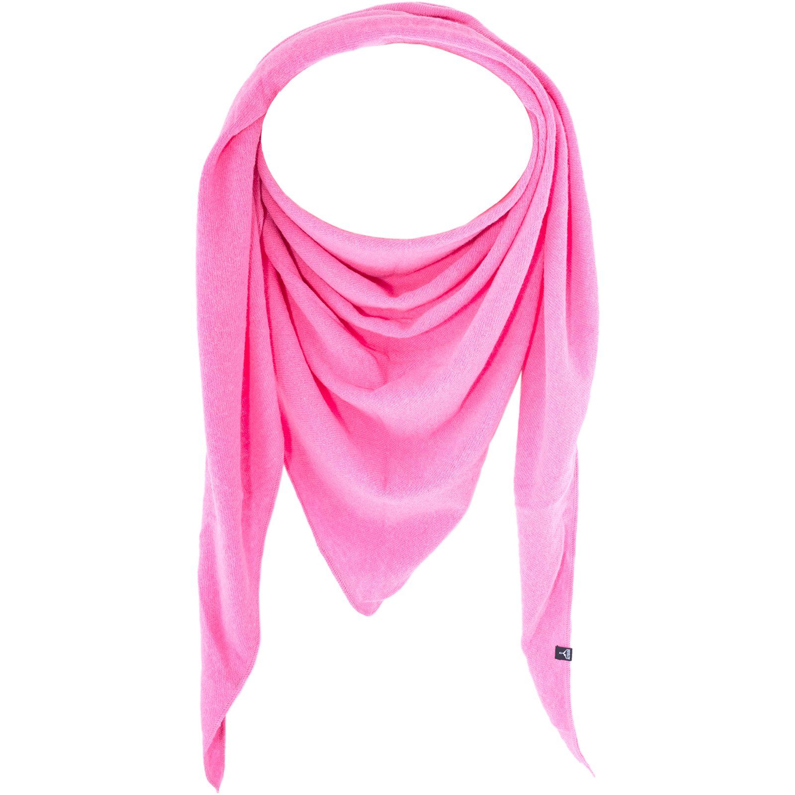 ALTIDUDE Wollschal Wollschal Wedge Dreiecksschal Strick, Schal Unisex Winter XL Lamm Wolle Pink