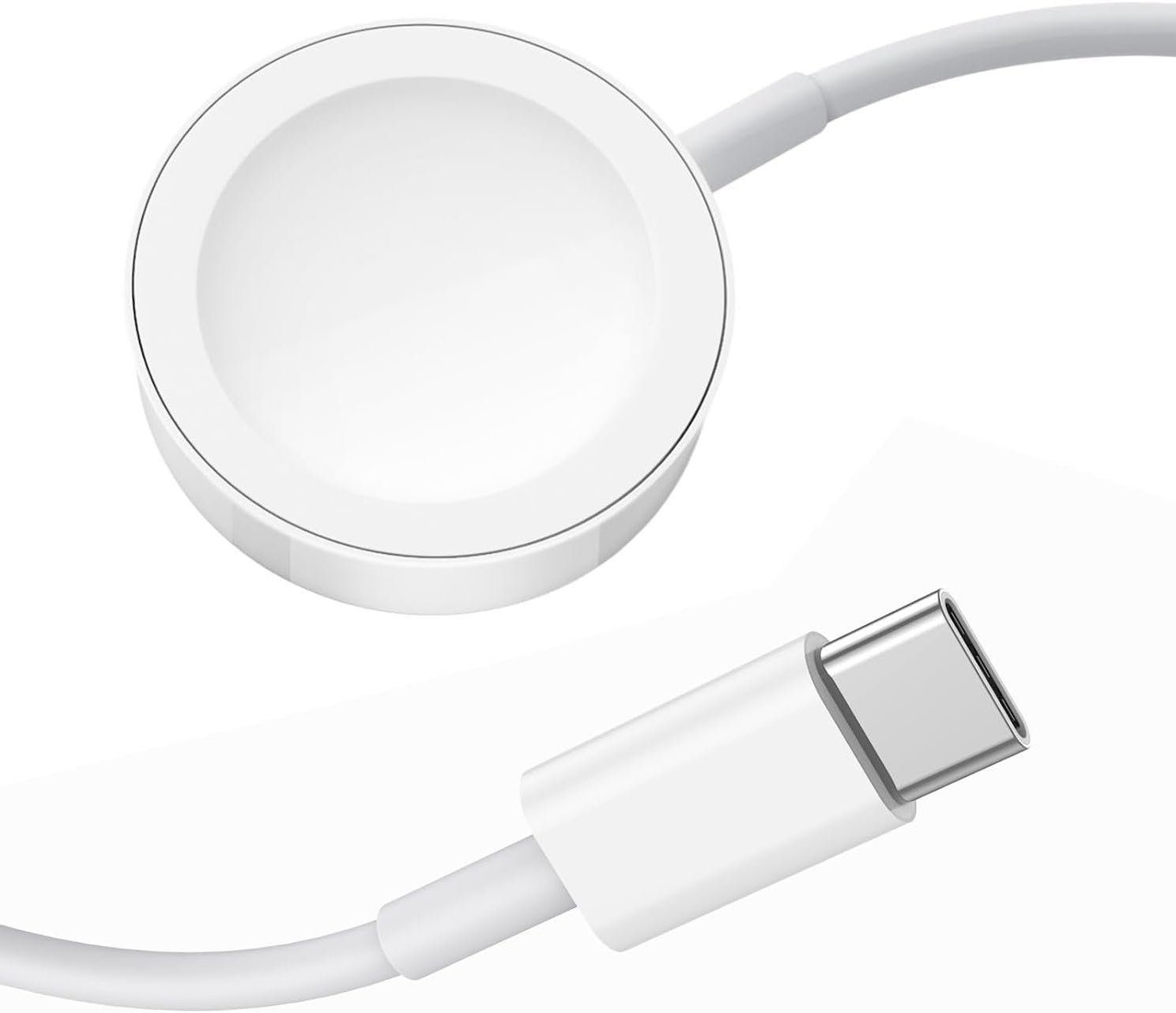 Widmann-Shop Ladestation für Apple Watch Ladekabel Ladegerät Magnetisch auf USB‑C Schnelllade-Gerät (Ladegerät für Apple Watch)