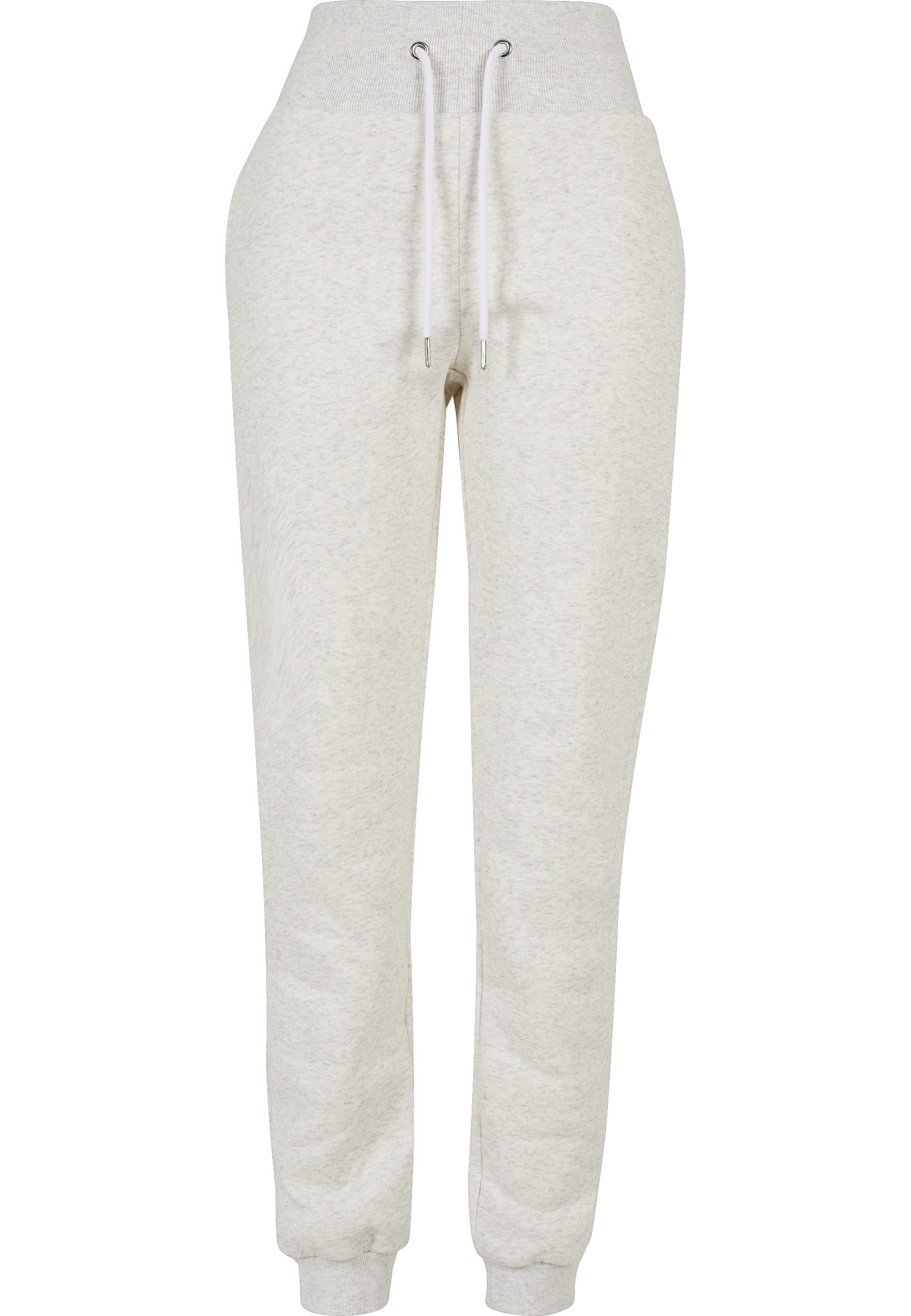 URBAN CLASSICS Stoffhose Urban Classics Damen Ladies High Waist Color Melange Sweat Pants (1-tlg)