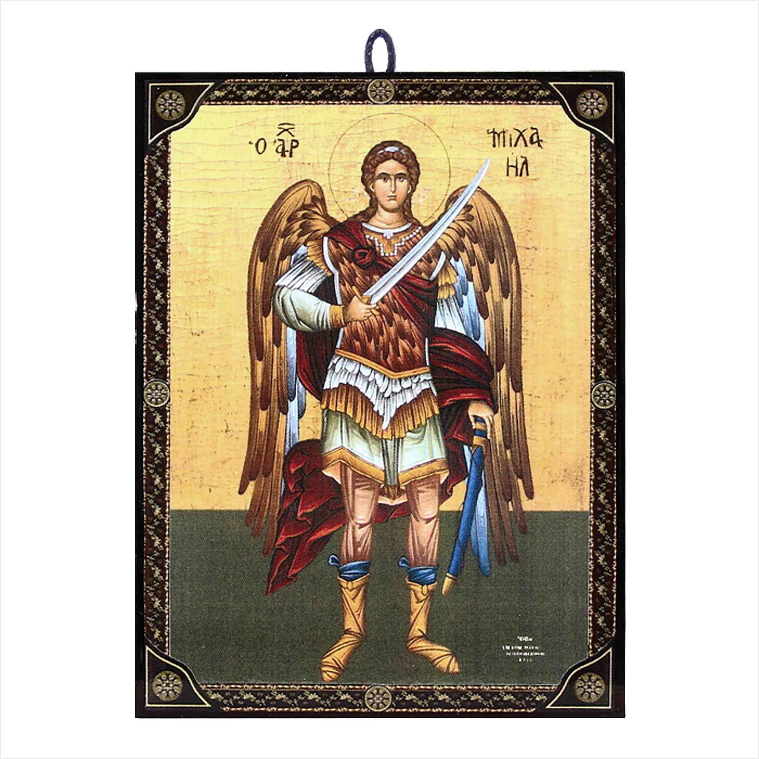 NKlaus Bild Ikone Erzengel Michael orthodox Zertifizierte Reproduktion aus günstig online kaufen