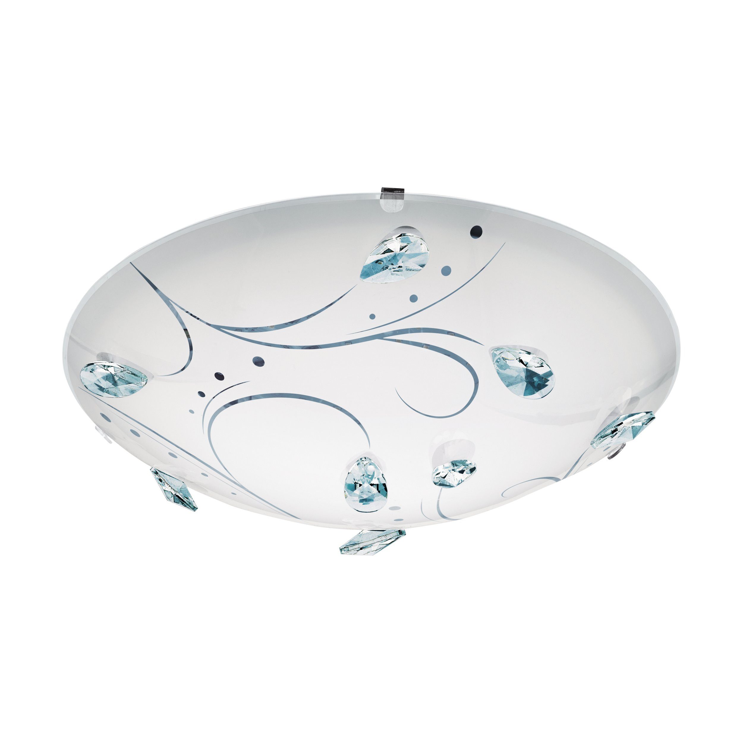 EGLO LED Deckenleuchte Sorrenta 1, Leuchtmittel inklusive, LED-Deckenleuchte Ø31,5cm 12W 1170lm 4000K I Sorrenta 1