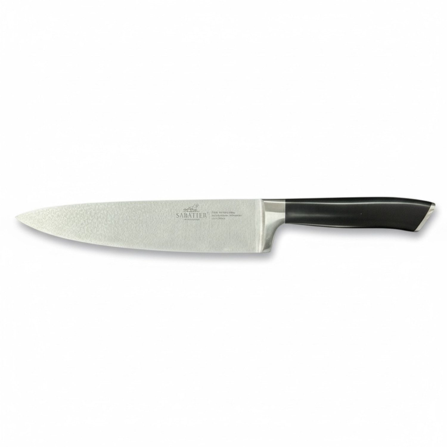 SABATIER International Allzweckmesser Couteau Chef's - Kochmesser -Küchenmesser 34 cm Edelstahl/schwarz, hohe Leistung, unverwechselbares Design, widerstandsfähig/langlebig