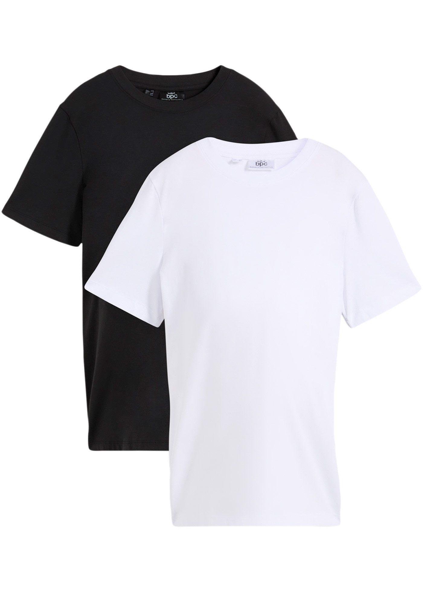 bonprix Umstandsshirt (Packung, 2-tlg., 2er) Loose Fit Passform - perfekt für die Schwangerschaft