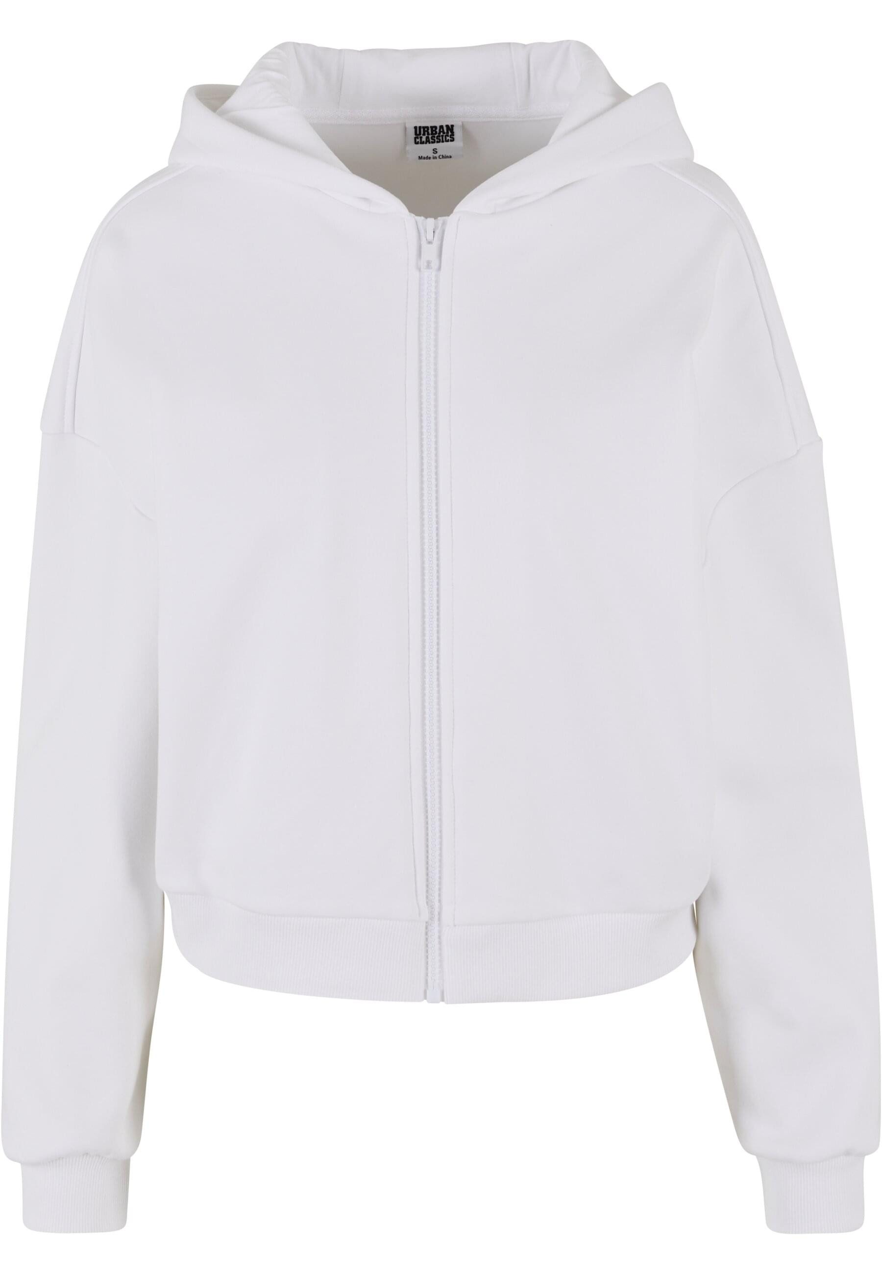 URBAN CLASSICS Sweatjacke "Urban Classics Damen Ladies Cozy Short Zip Hoody günstig online kaufen