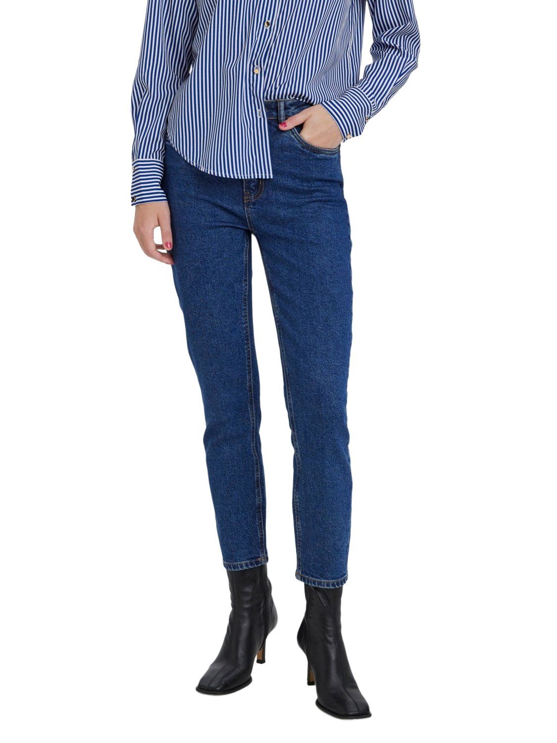Straight-Jeans GU3135 Baumwolle VMBRENDA Vero Moda aus