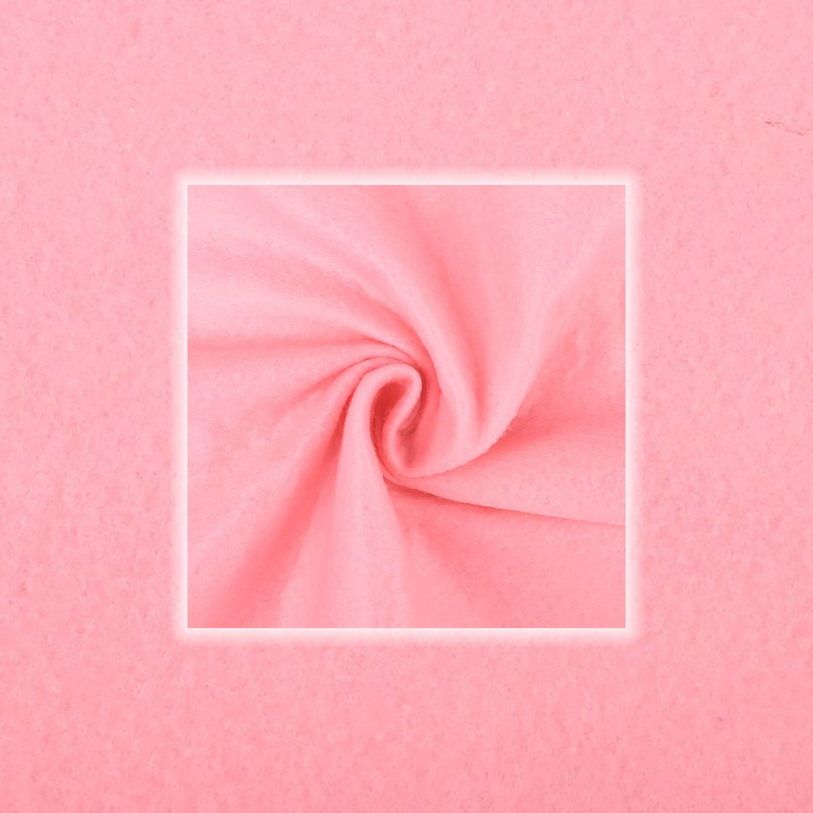 maDDma Stoff Filz Bastelfilz 1m Meterware Filz 150 cm x 1,8 mm, rosa