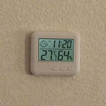 Olotos Raumthermometer Digital Thermometer Thermo-Hygrometer Feuchtigkeit Wetterstation, Temperatur Messgerät für Innenraum Wohnzimmer Babyraum Büro
