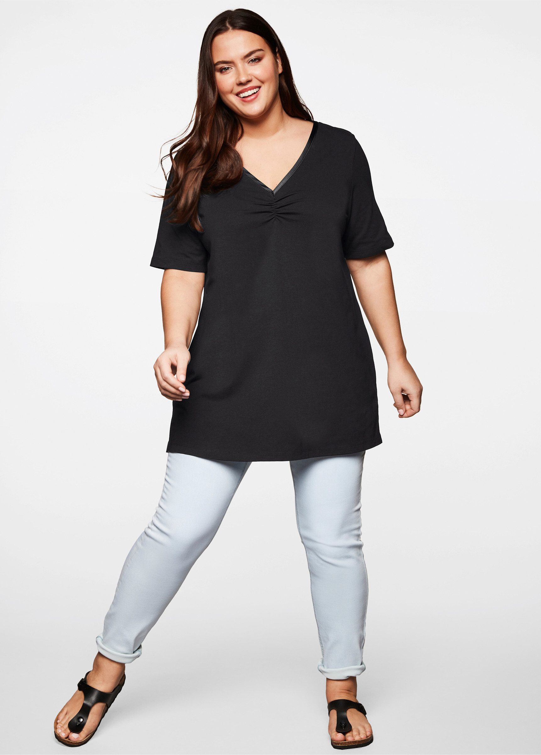 Sheego T-Shirt Longshirt günstig online kaufen