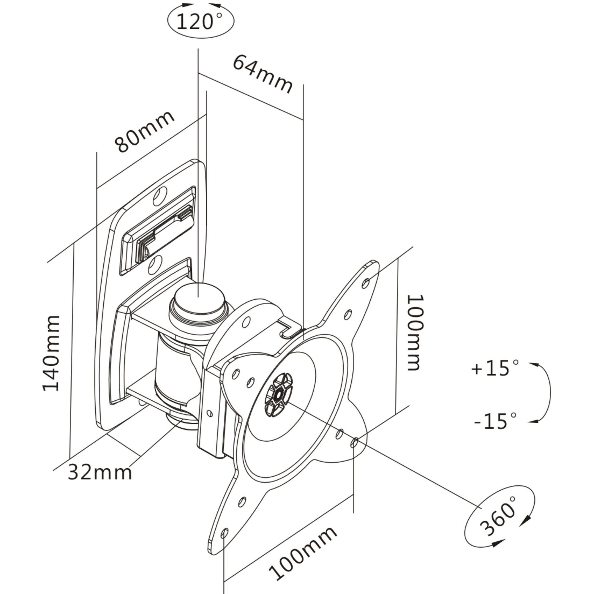 Digitus Wandhalterung Digitus Universelle Wandhalterung mit
