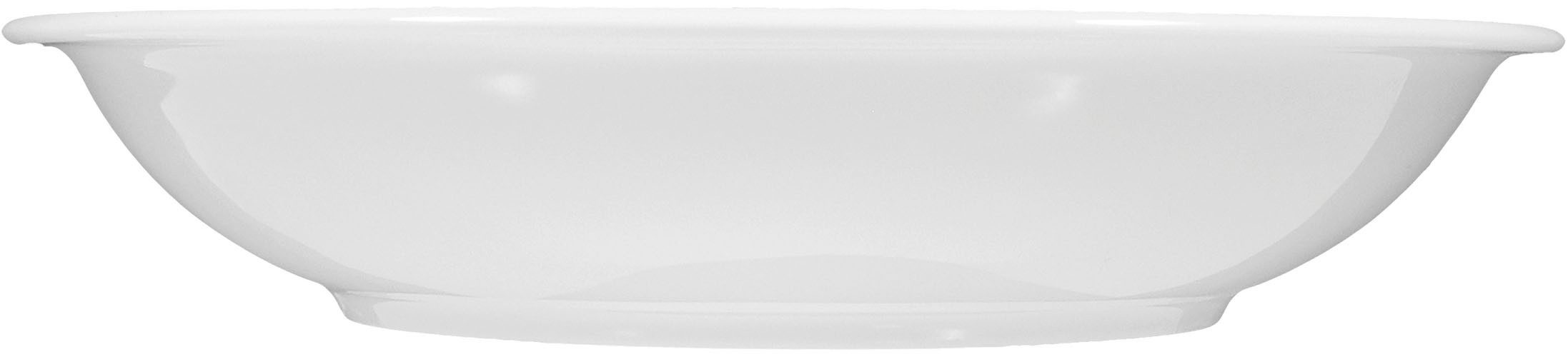 Seltmann Weiden Tafelservice Geschirr-Set Compact (12-tlg), 6 Personen, Porzellan, Geschirr-Set, Teller, weiß, 12 Teile, für 6 Personen