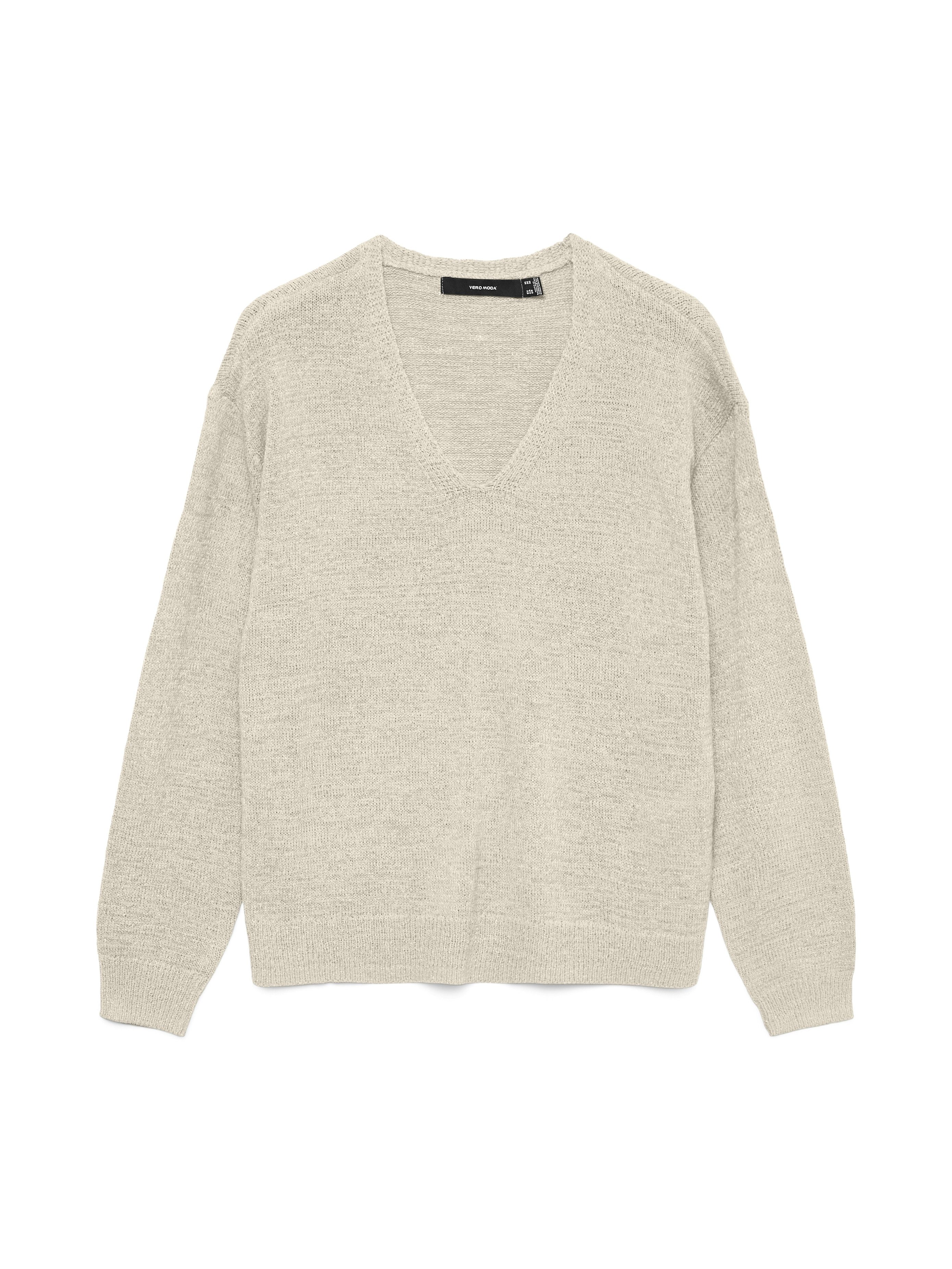 Strickpullover VMCHARITY LS V-NECK PULLOVER NOOS