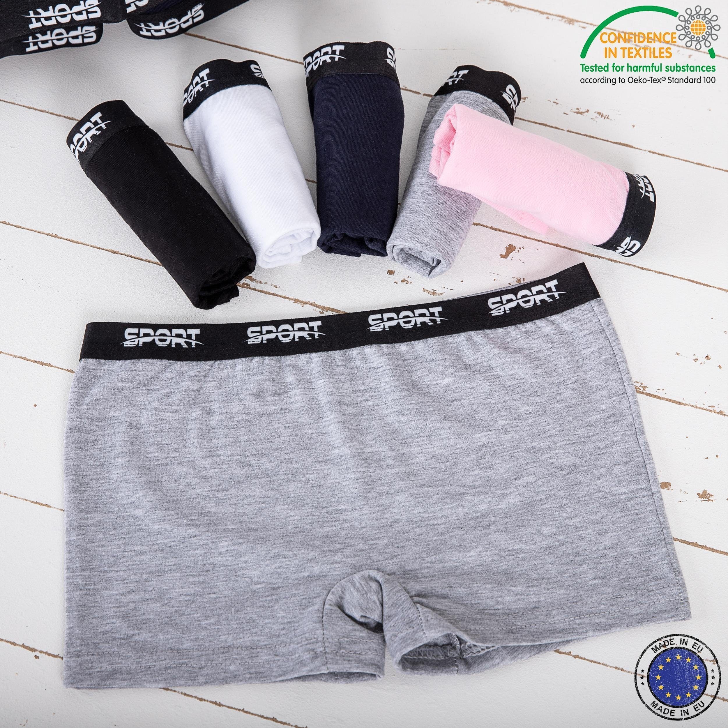 LOREZA Panty 10er Set Mädchen Pantys - Sport - Bunt (Spar-Packung, 10-St)
