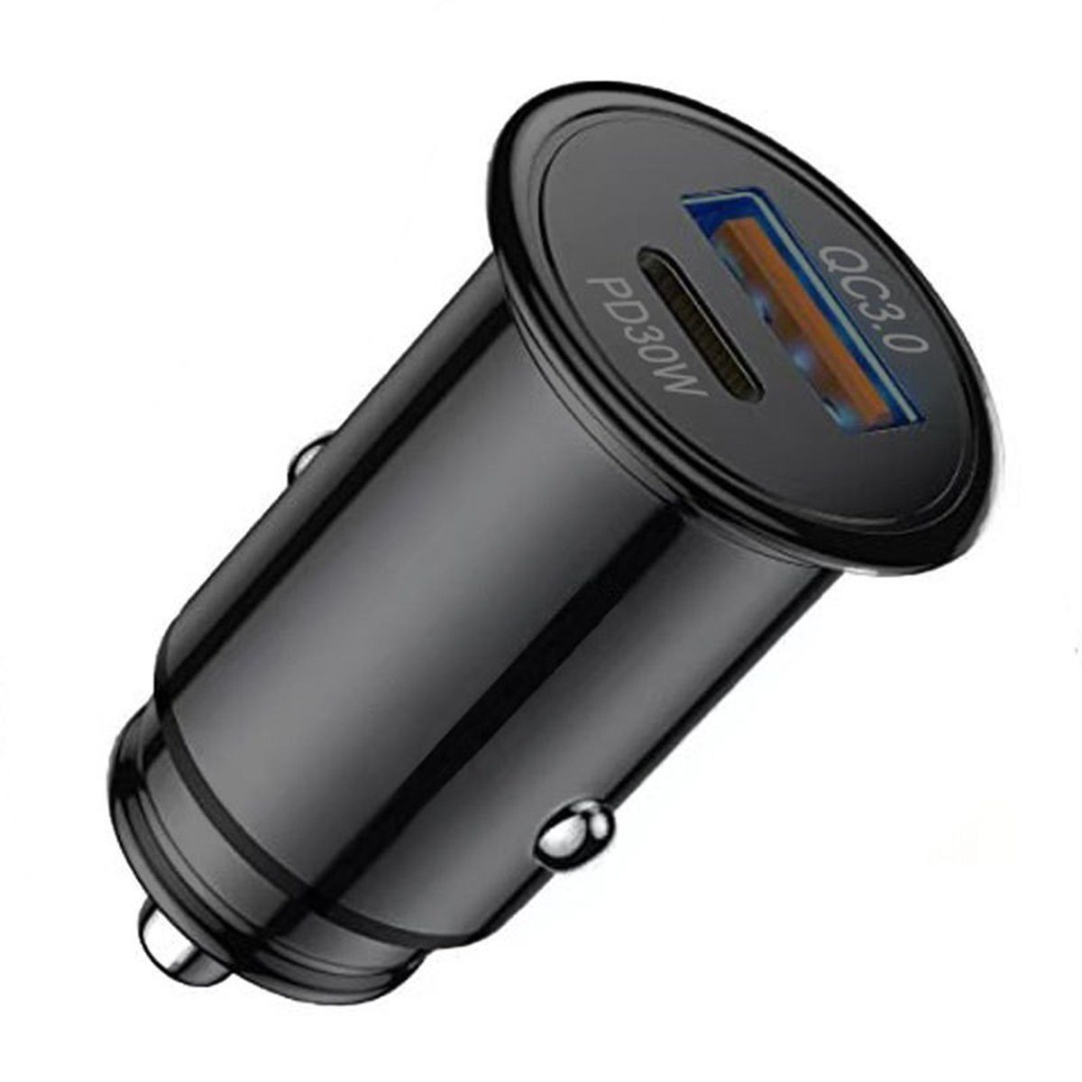 autolock Zigarettenanzünder Kfz Ladegerät 48W PD&QC 3.0 USB-Ladegerät  (Schnellladung Auto USB C Adapter Auto Zubehör,Schwarz)