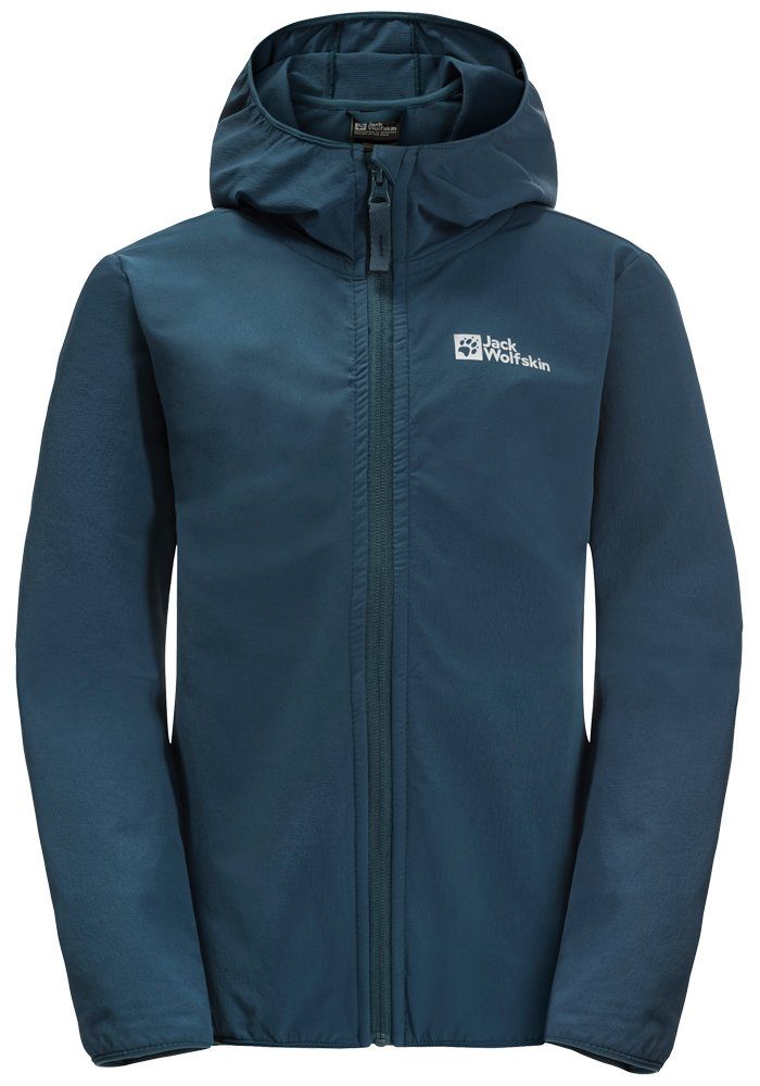 Jack Wolfskin Softshelljacke SOLYD JACKET K dark-sea | Übergangsjacken