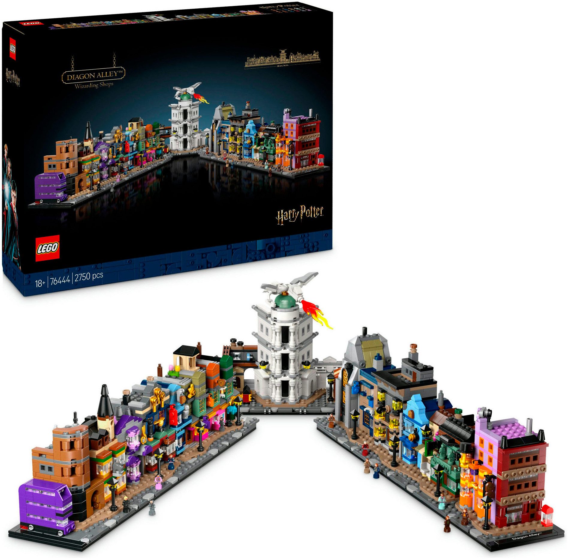 LEGO® Die Zauberläden der Winkelgasse™ (76444), LEGO Harry Potter™ Konstruk günstig online kaufen