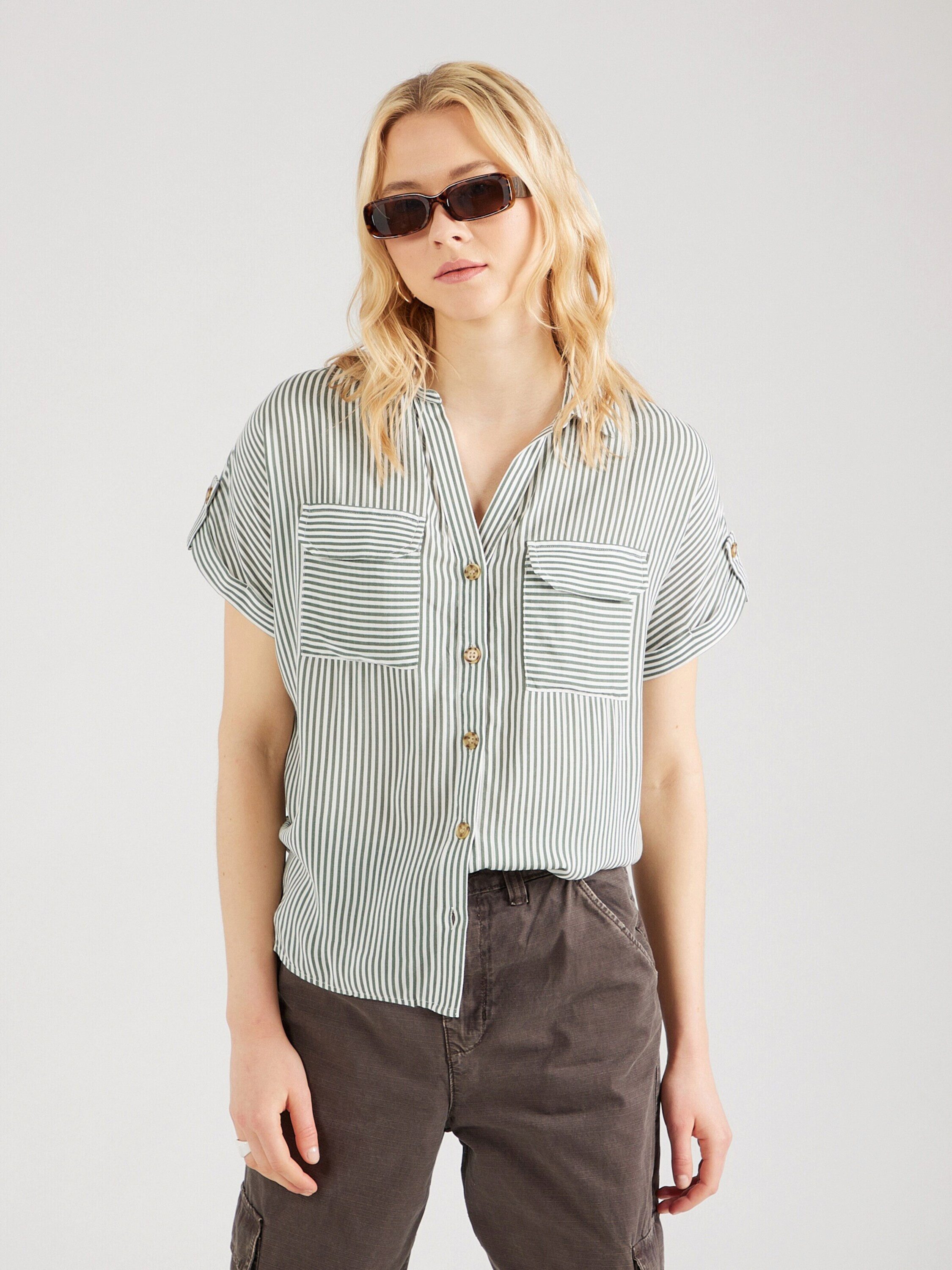 Vero Moda Kurzarmbluse BUMPY (1-tlg) Falten günstig online kaufen