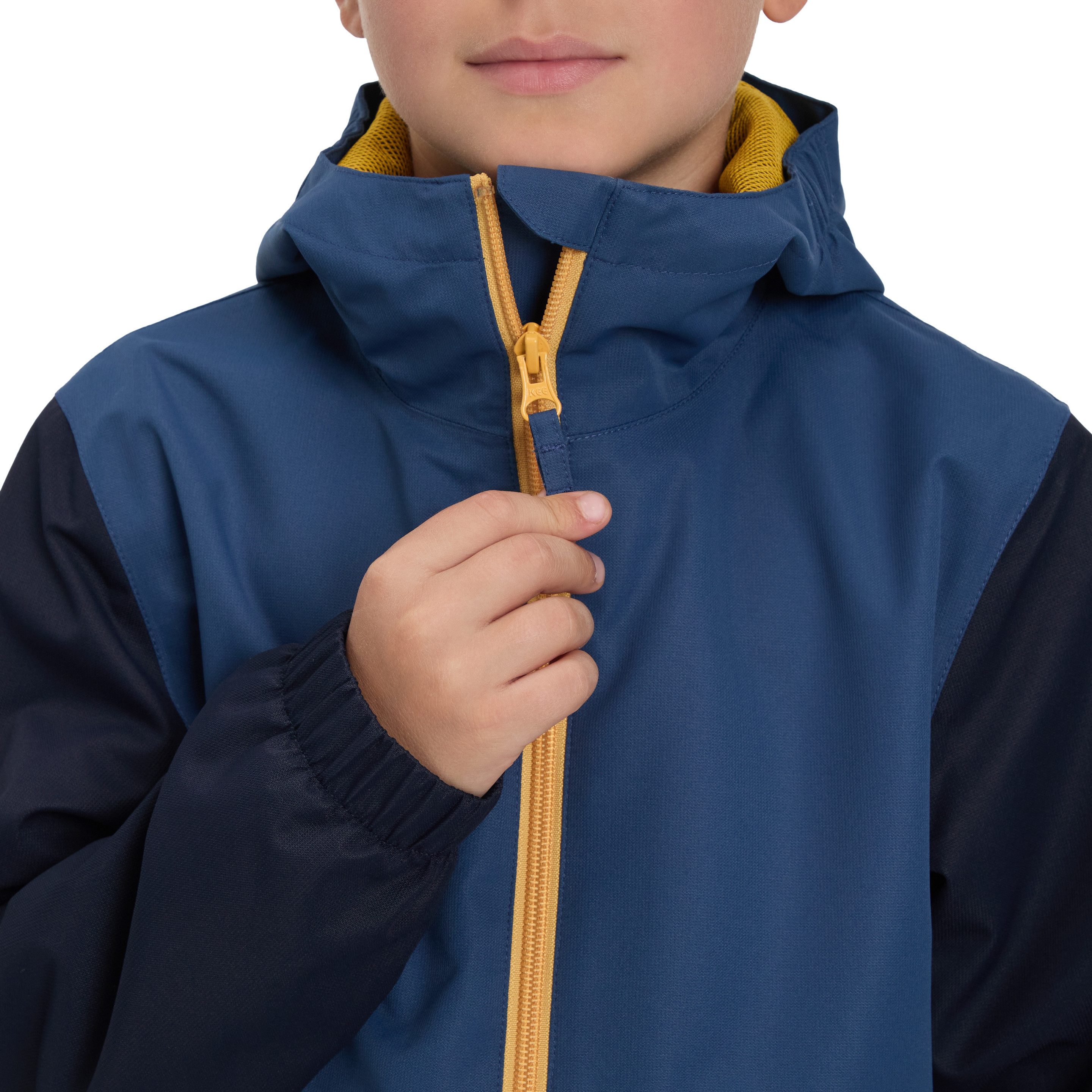 McKINLEY Outdoorjacke JU.-FUNKTIONS-JACKE TERANG II SHL B kontrastfarbige Zipper, Colorblocking-Look