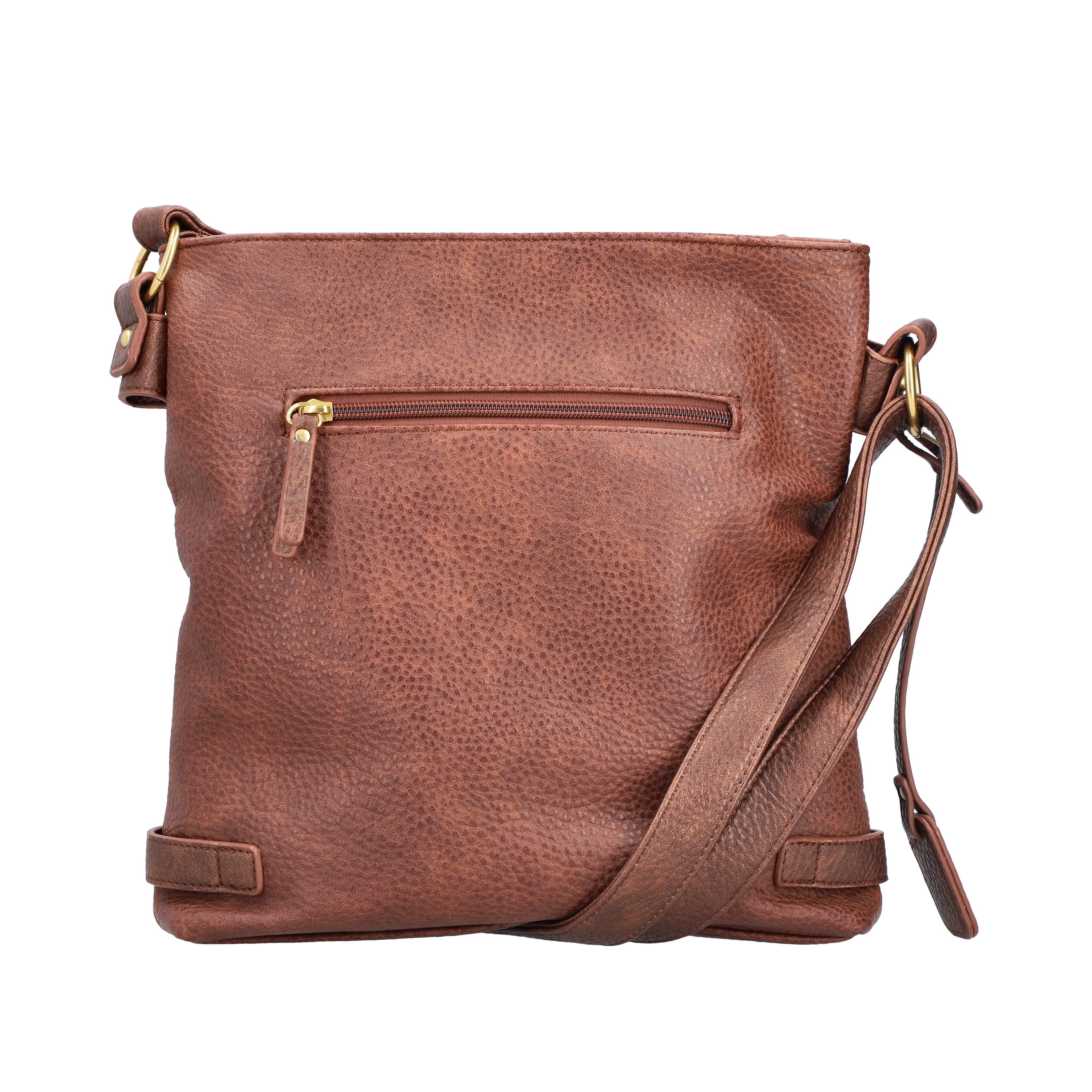 Rieker Umhängetasche, Schultertasche, Damen-Tasche mit praktischem Reißverschluss-Rückfach