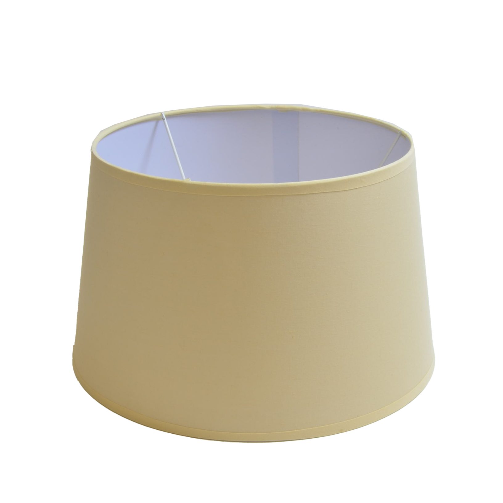 B&S Lampenschirm Lampenschirm rund aus Stoff H 16 x Ø 25 cm für Tisch