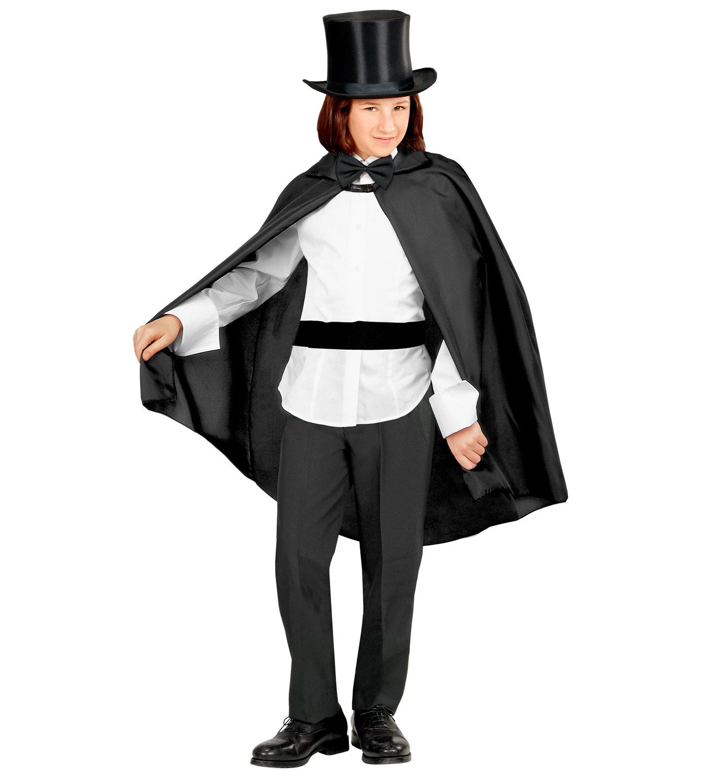 Widmann S.r.l. Kostüm Umhang Kinder schwarz 90cm